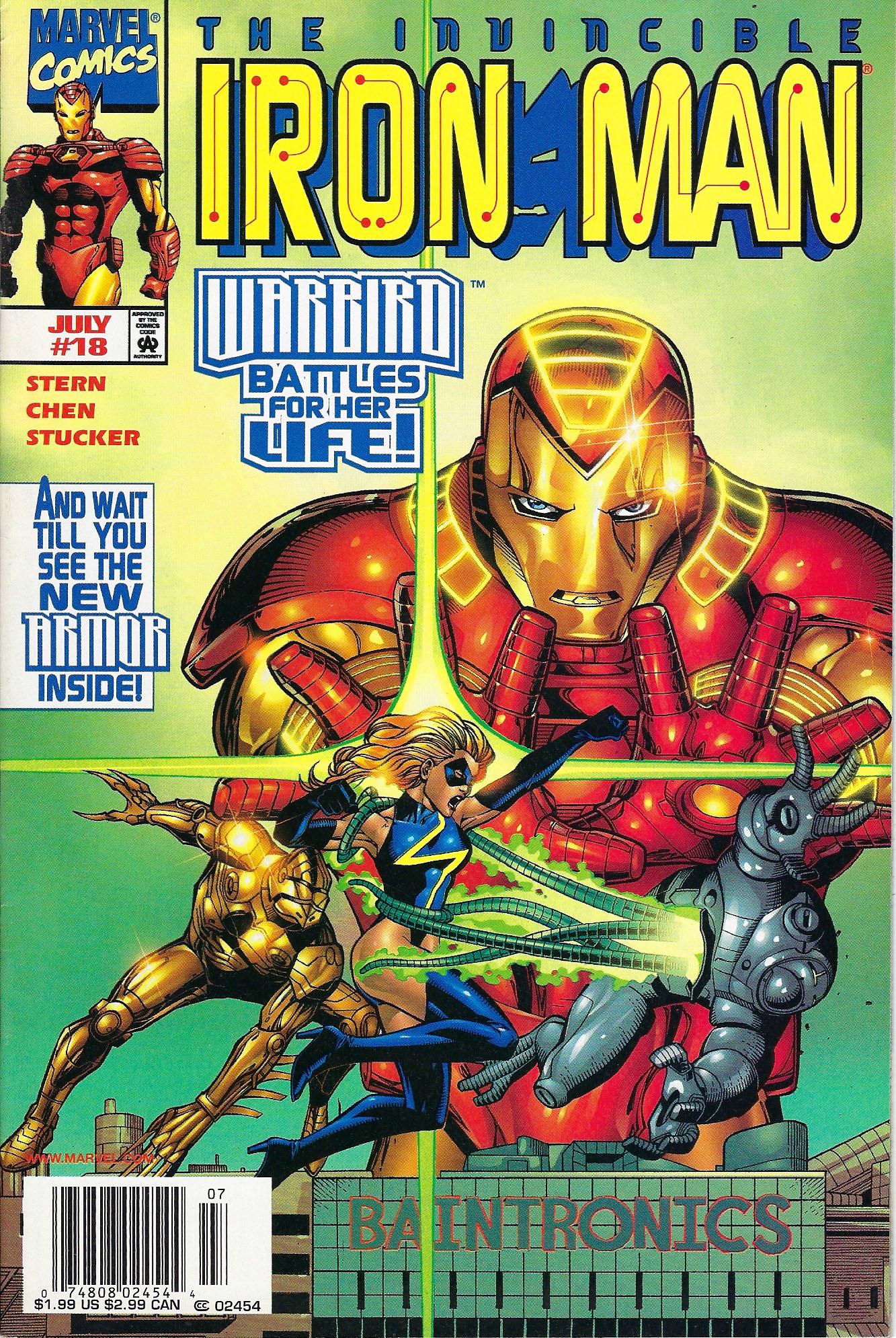 The Invicible Iron Man Marvel Comic Book #18 (1 of 1)