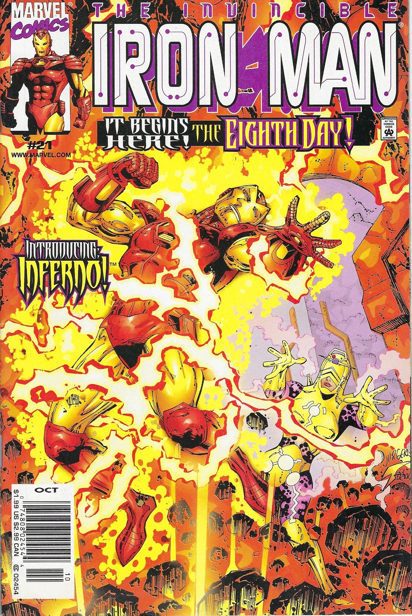 The Invincible Iron Man Marvel Comic Book #21 (1 of 1)