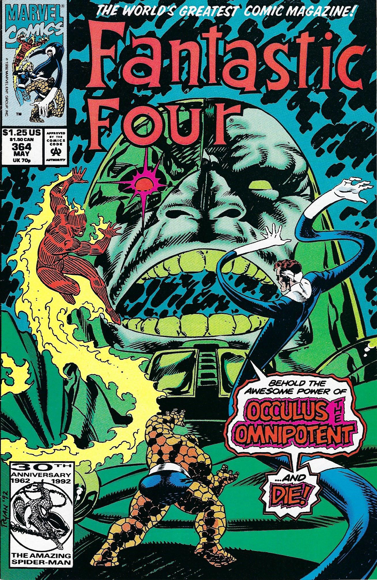 Fantastic Four Marvel Comic Book #364 (1 of 1)