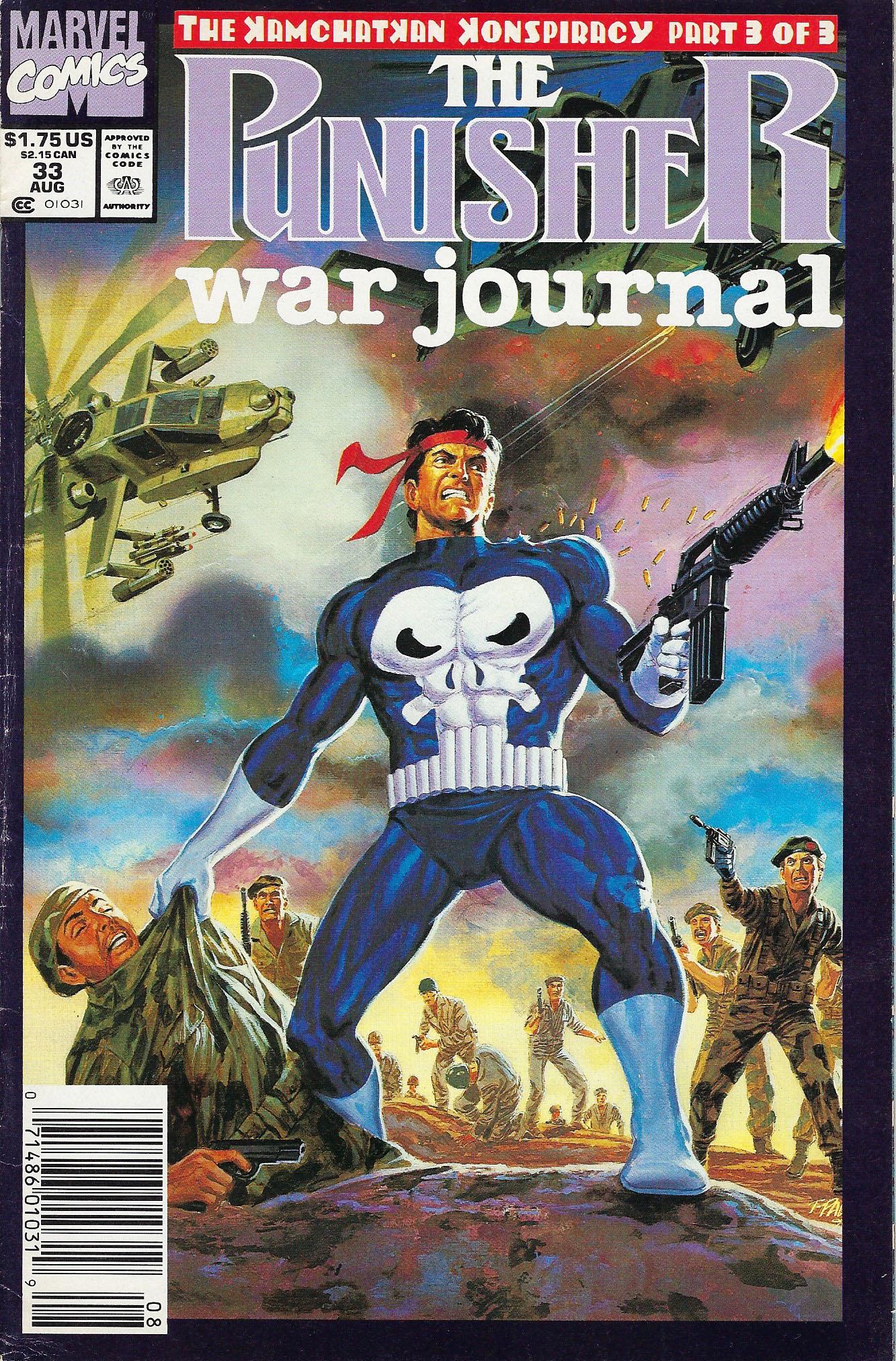 The Punisher War Journal Marvel Comic Book #33 (1 of 1)