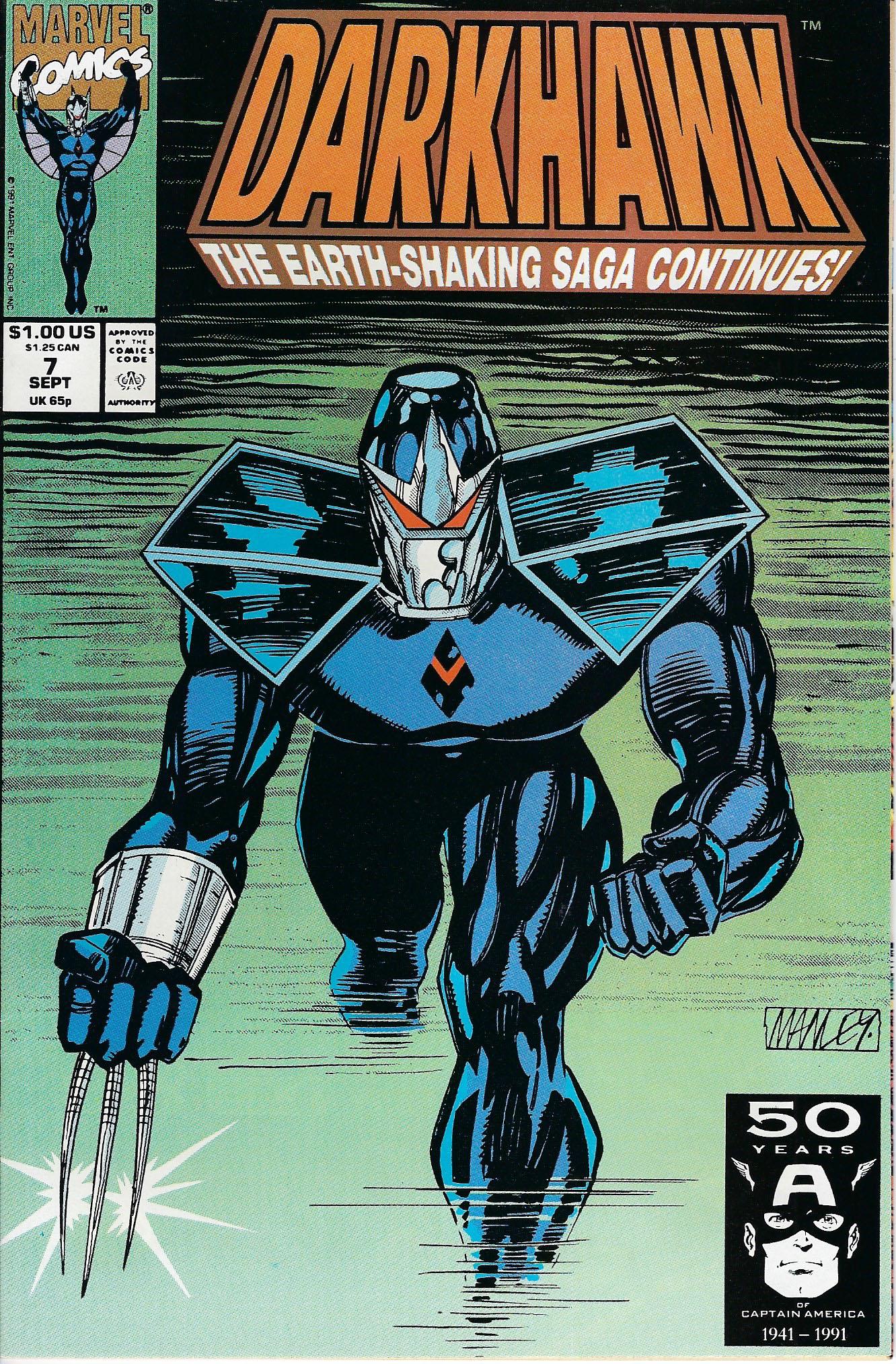 Darkhawk Marvel Comic Book #7 (1 of 1)