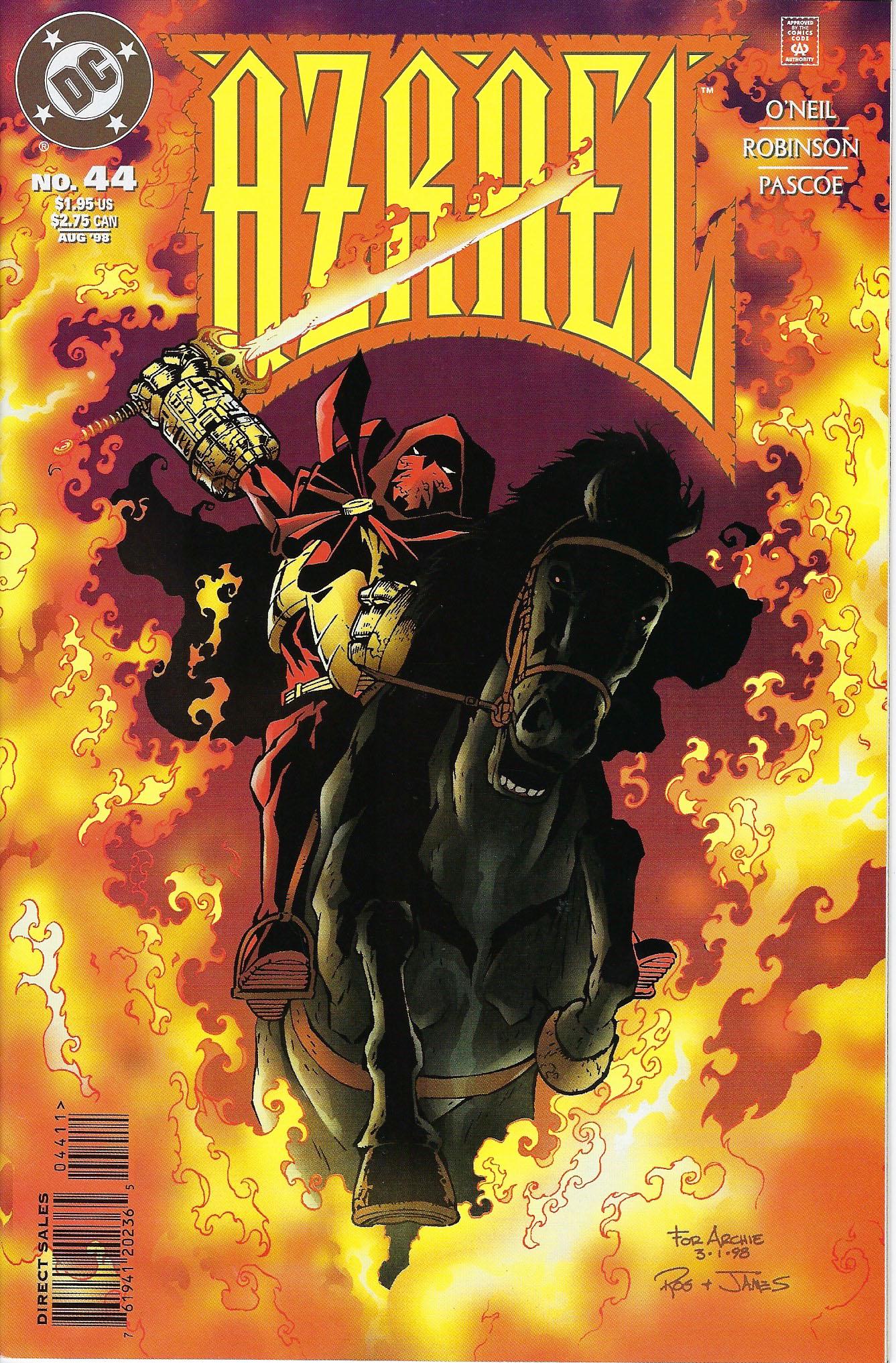 Azreal Agent of The Bat DC Comic Book #44 (1 of 1)