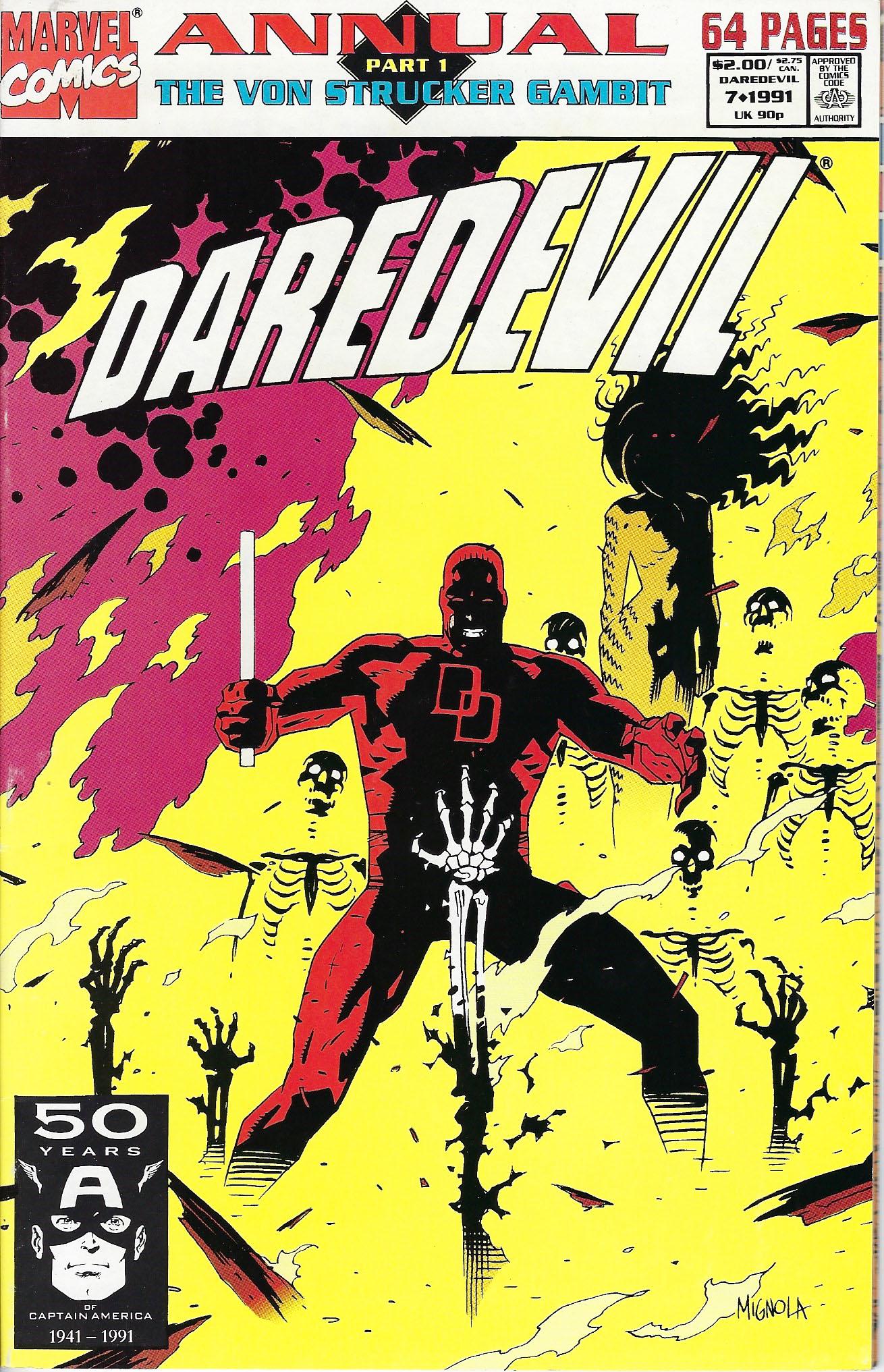 Daredevil Annual Marvel Comic Book #7 (1 of 1)