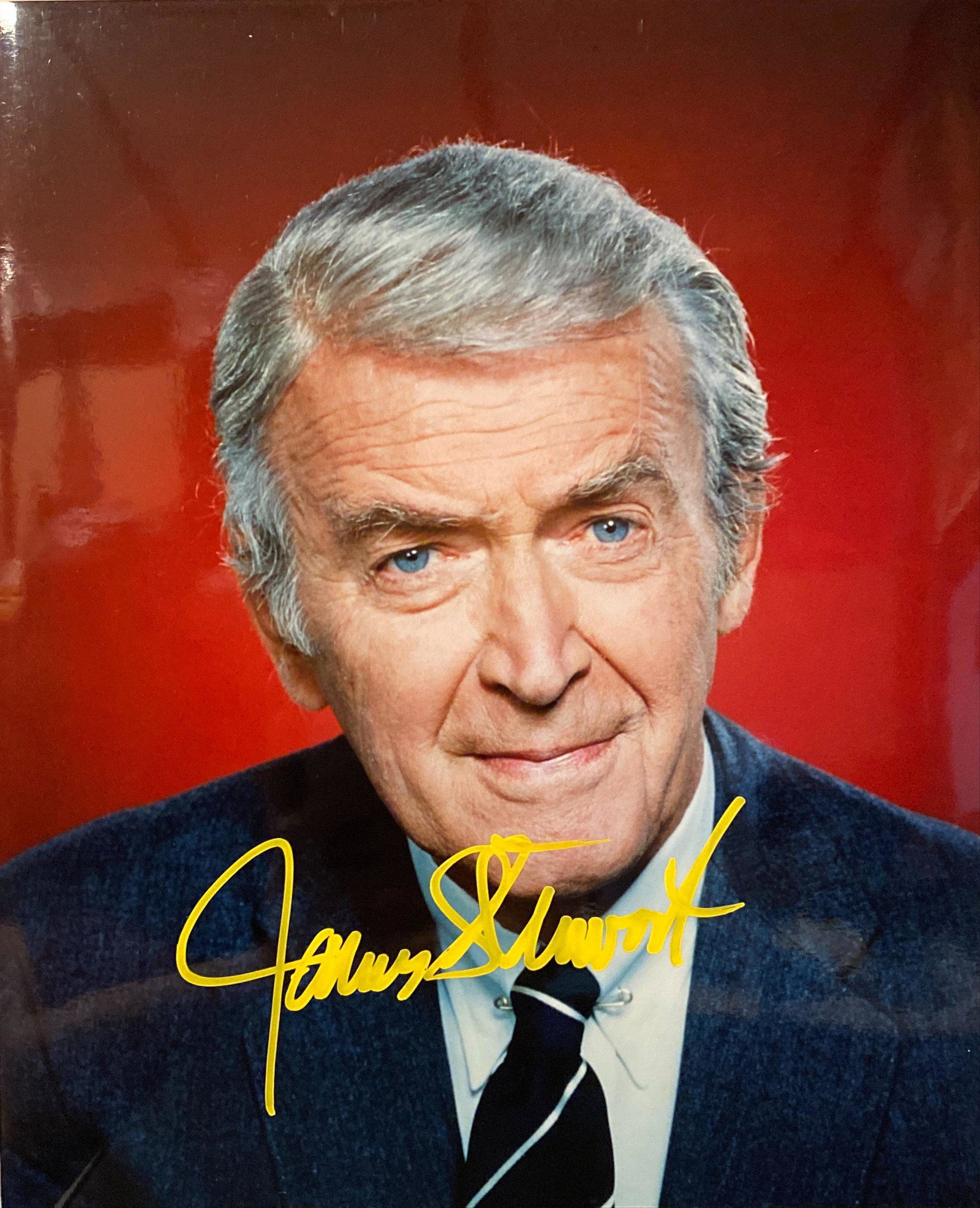 James Stewart signed photo: James Stewart signed photo. 8x10 inches