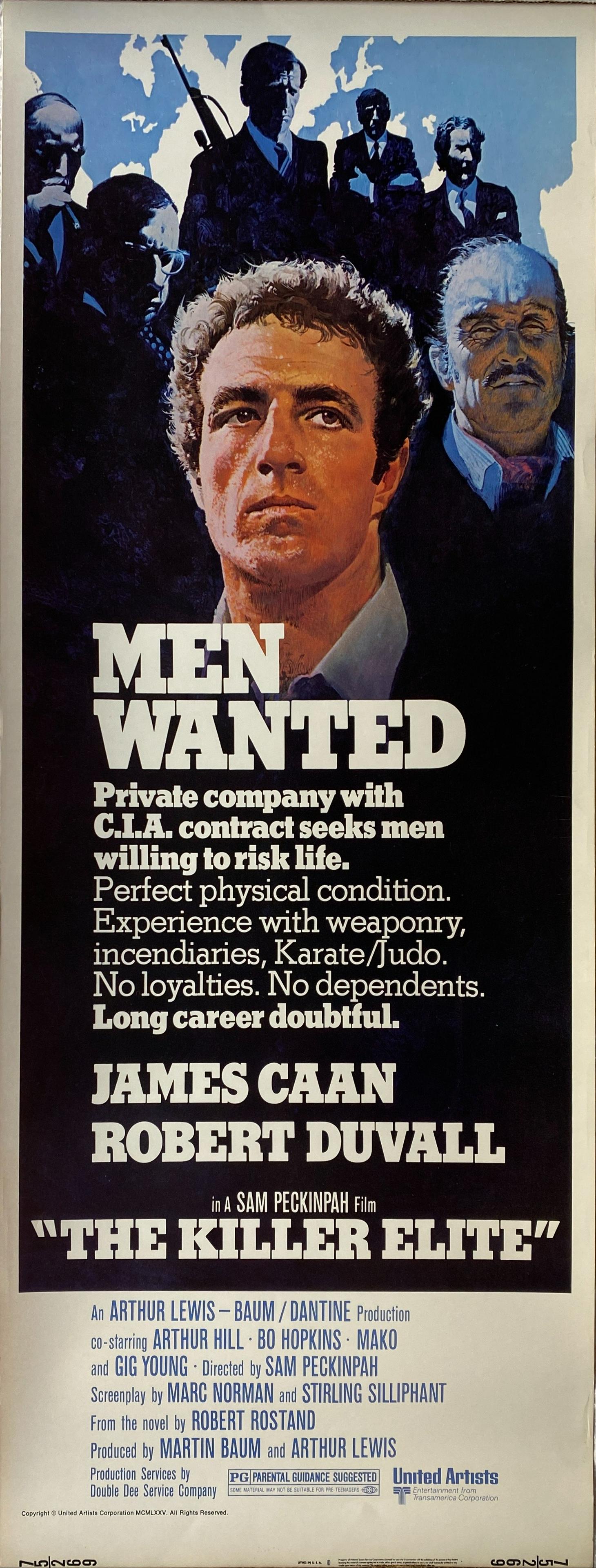 The Killer Elite 1975 original vintage insert card (1 of 1)