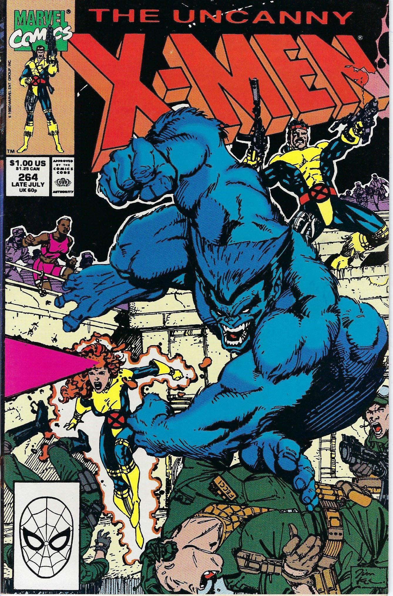 The Uncanny X-Men Marvel Comic Book #264 (1 of 1)