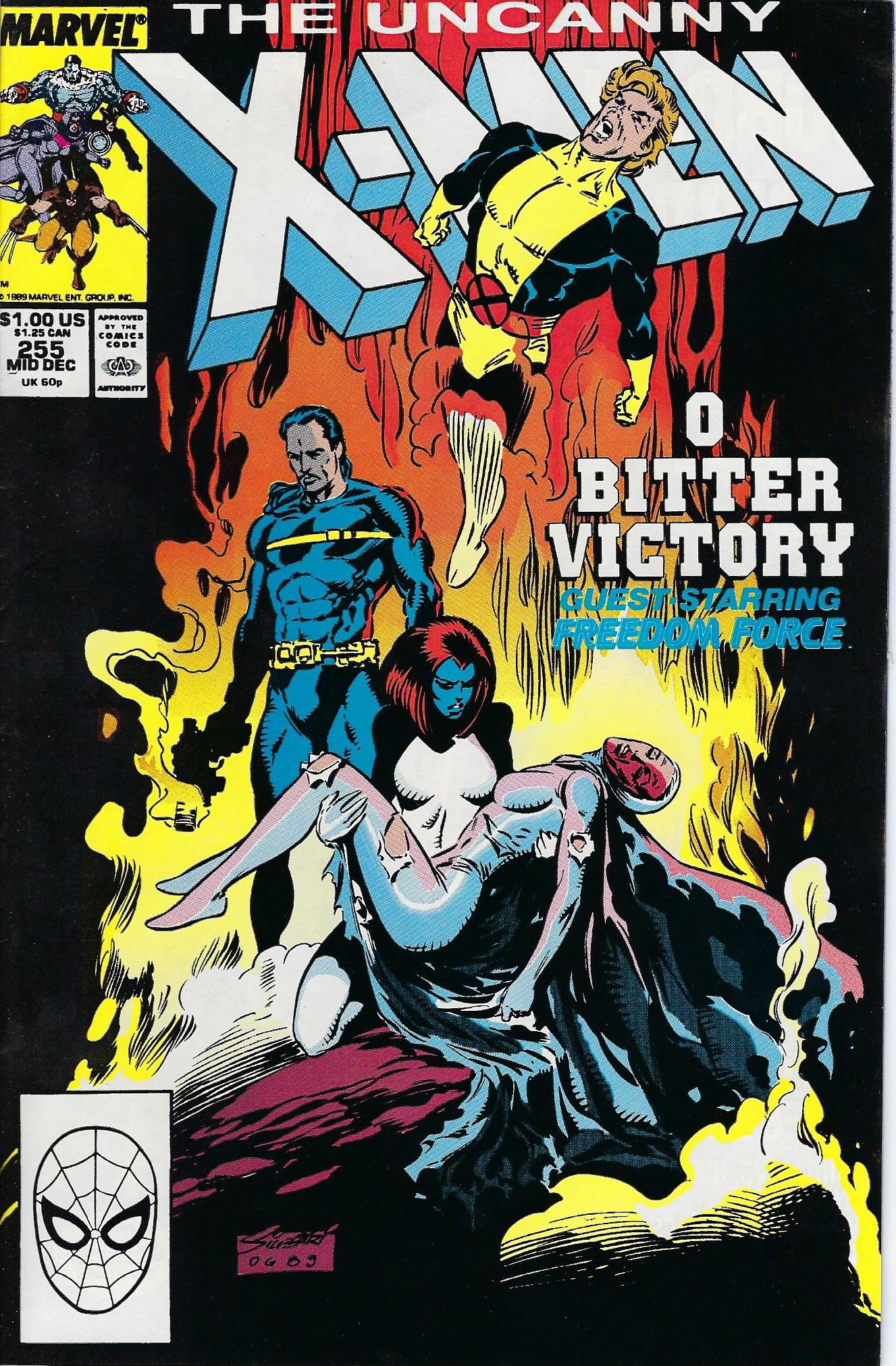 The Uncanny X-Men Marvel Comic Book #255 (1 of 1)
