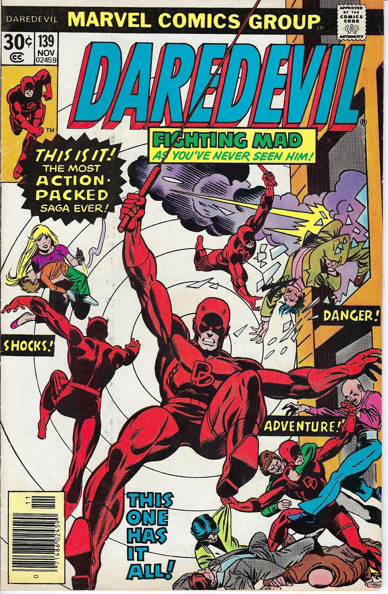 Daredevil Marvel Comic Book #139 (1 of 1)