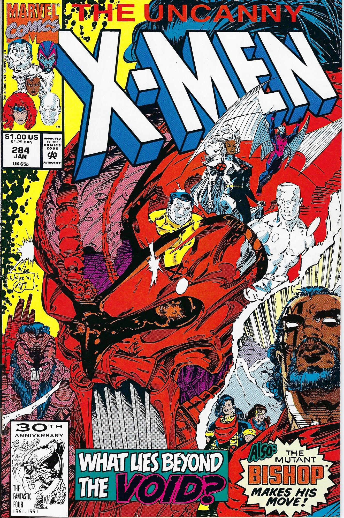 The Uncanny X-Men Marvel Comic Book #284 (1 of 1)