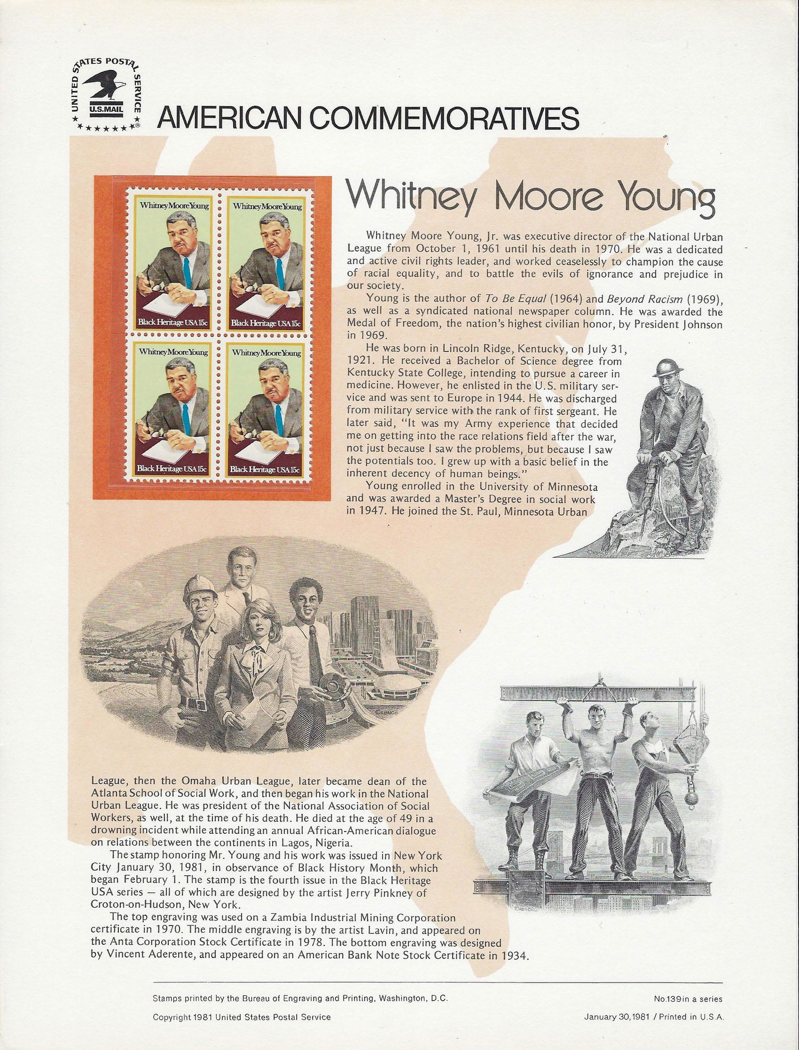 American Commemoratives Whitney Moore Young Black (1 of 1)
