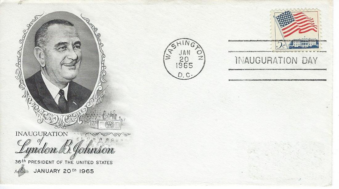 Lyndon B. Johnson Inauguration Day Cover (1 of 1)