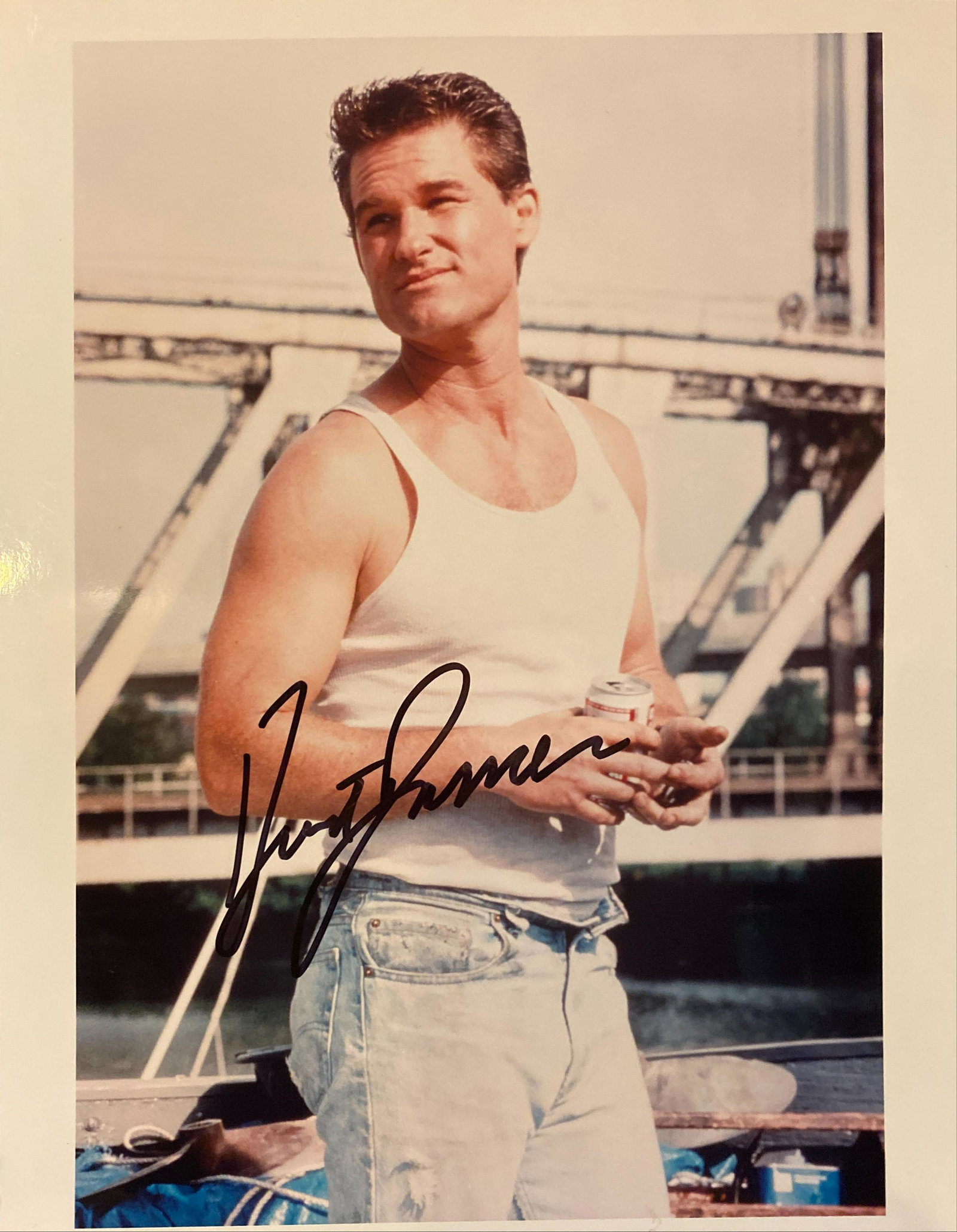 Kurt Russell signed photo: Kurt Russell signed photo. 8x10 inches