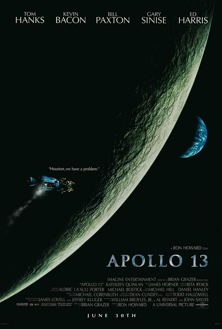 Apollo 13 1995 original movie poster (1 of 1)