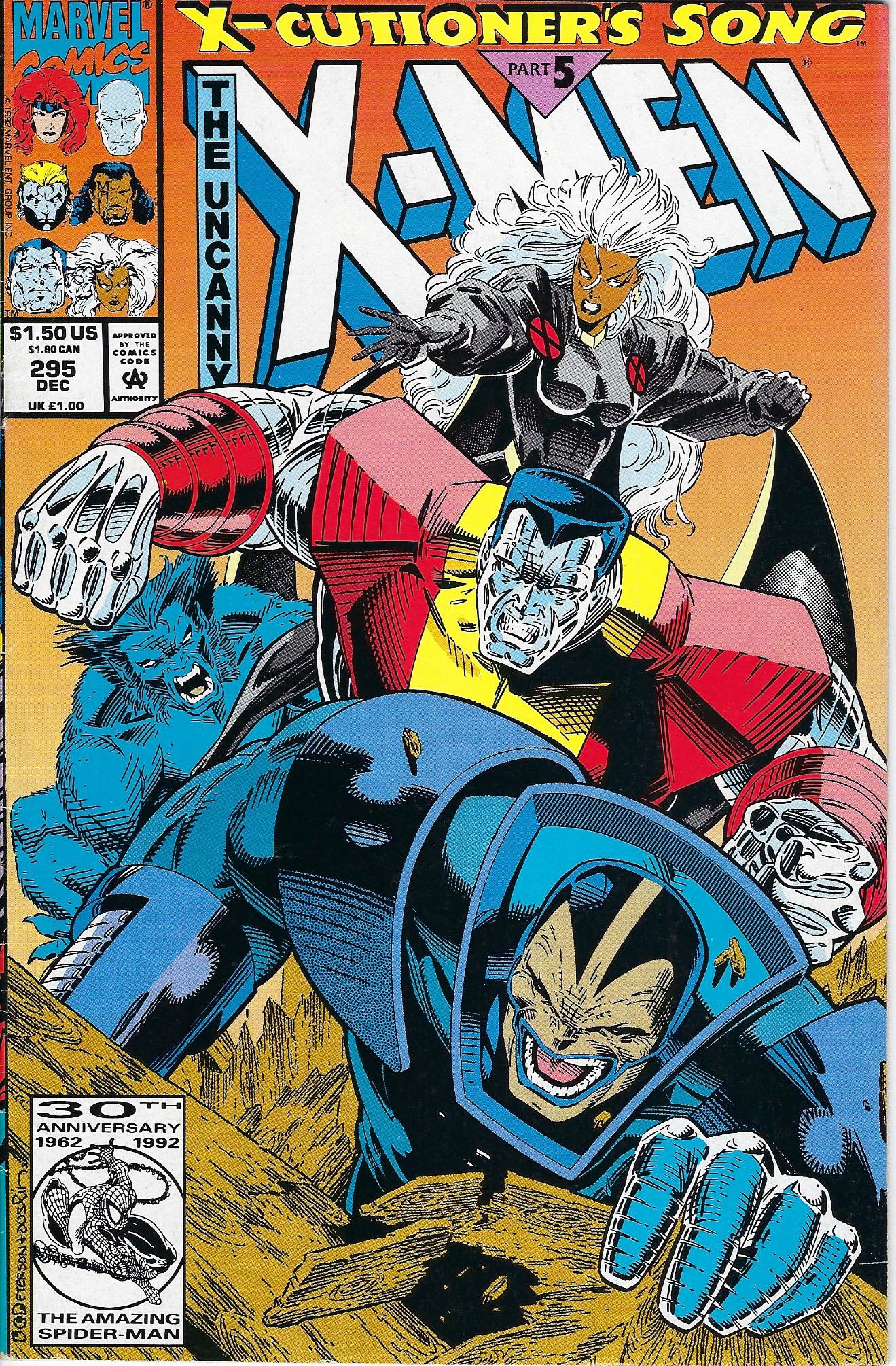 The Uncanny X-Men Marvel Comic Book #295 (1 of 1)