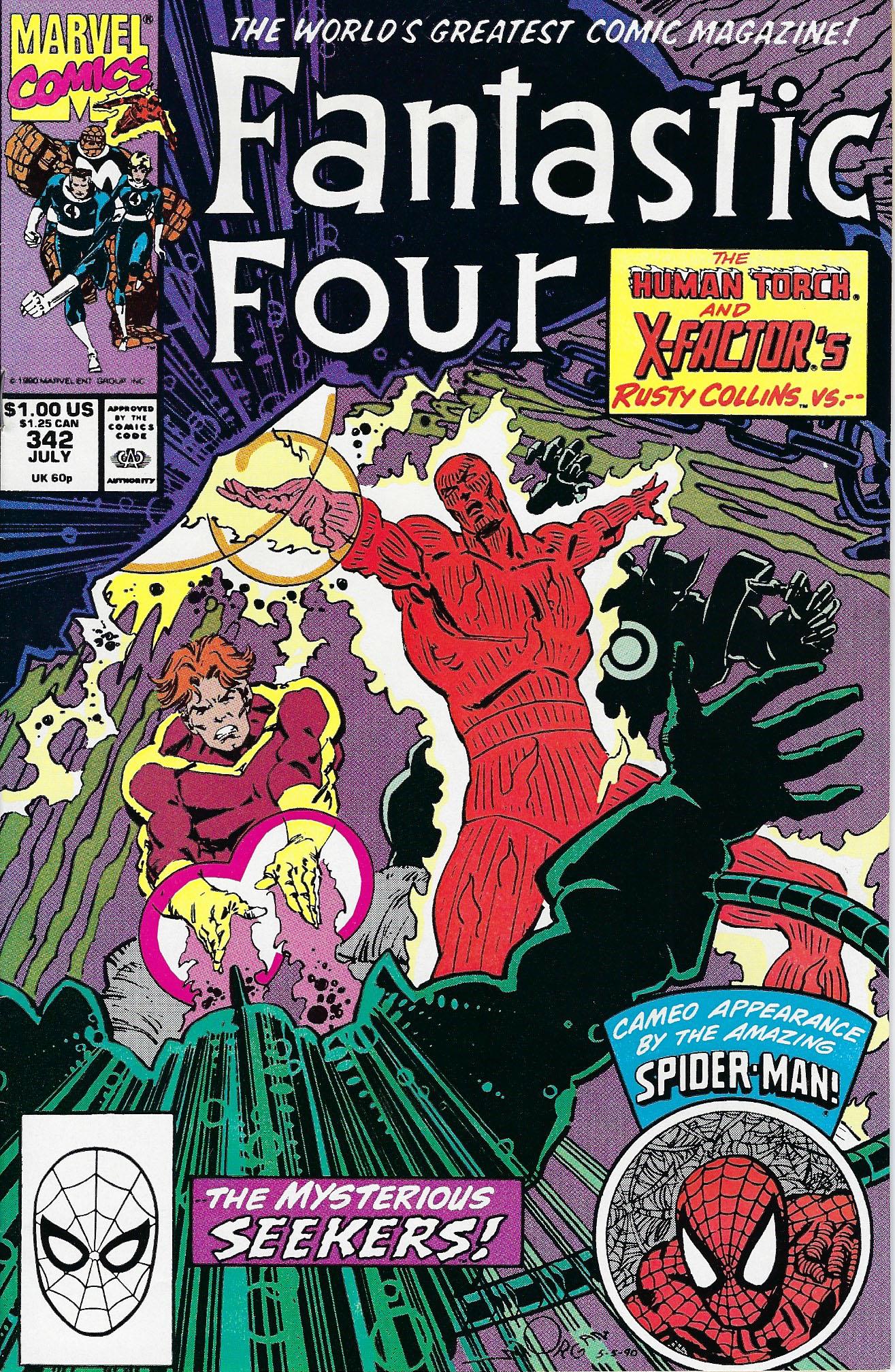 Fantastic Four Marvel Comic Book #342 (1 of 1)