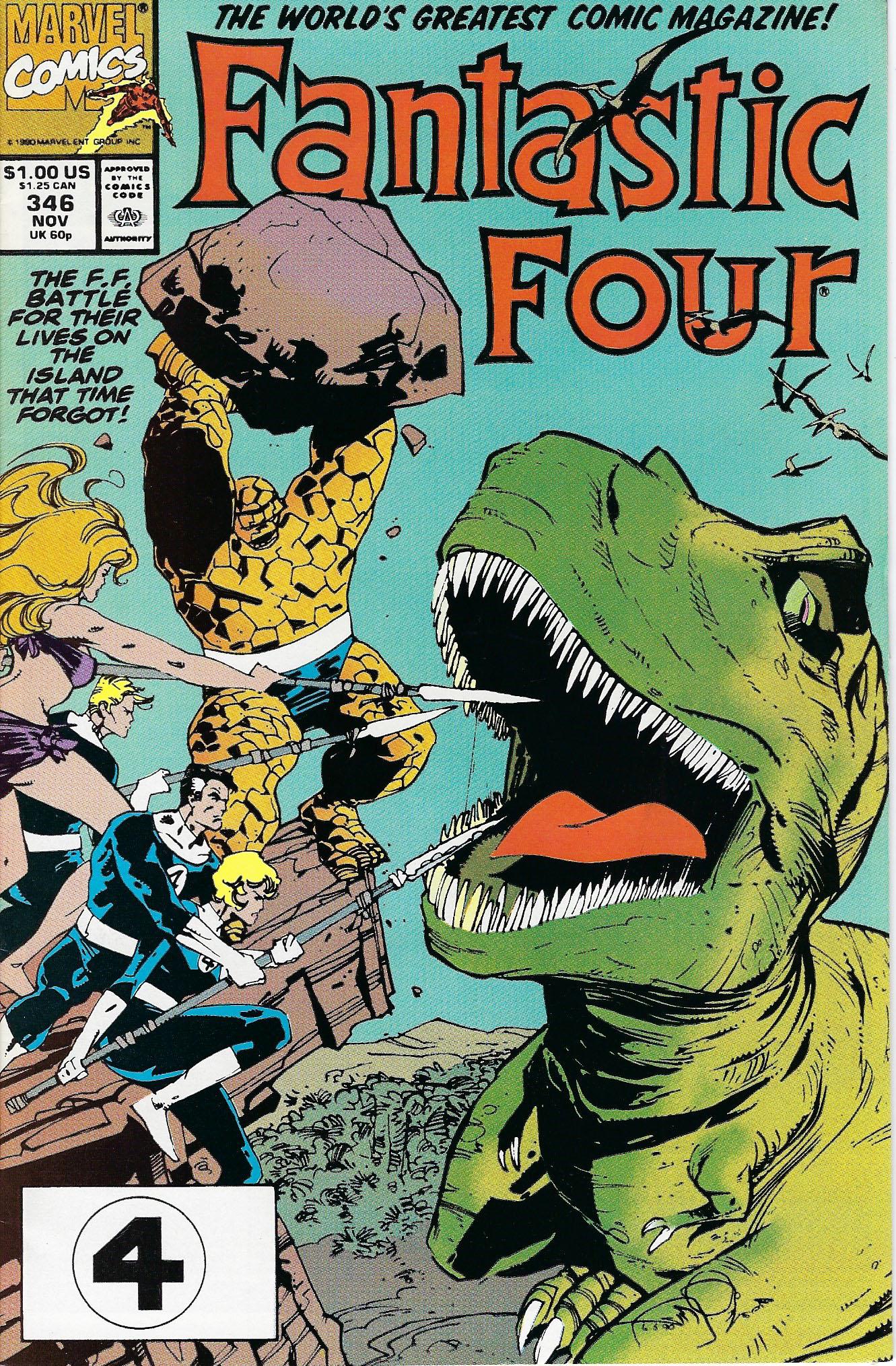 Fantastic Four Marvel Comic Book #346 (1 of 1)