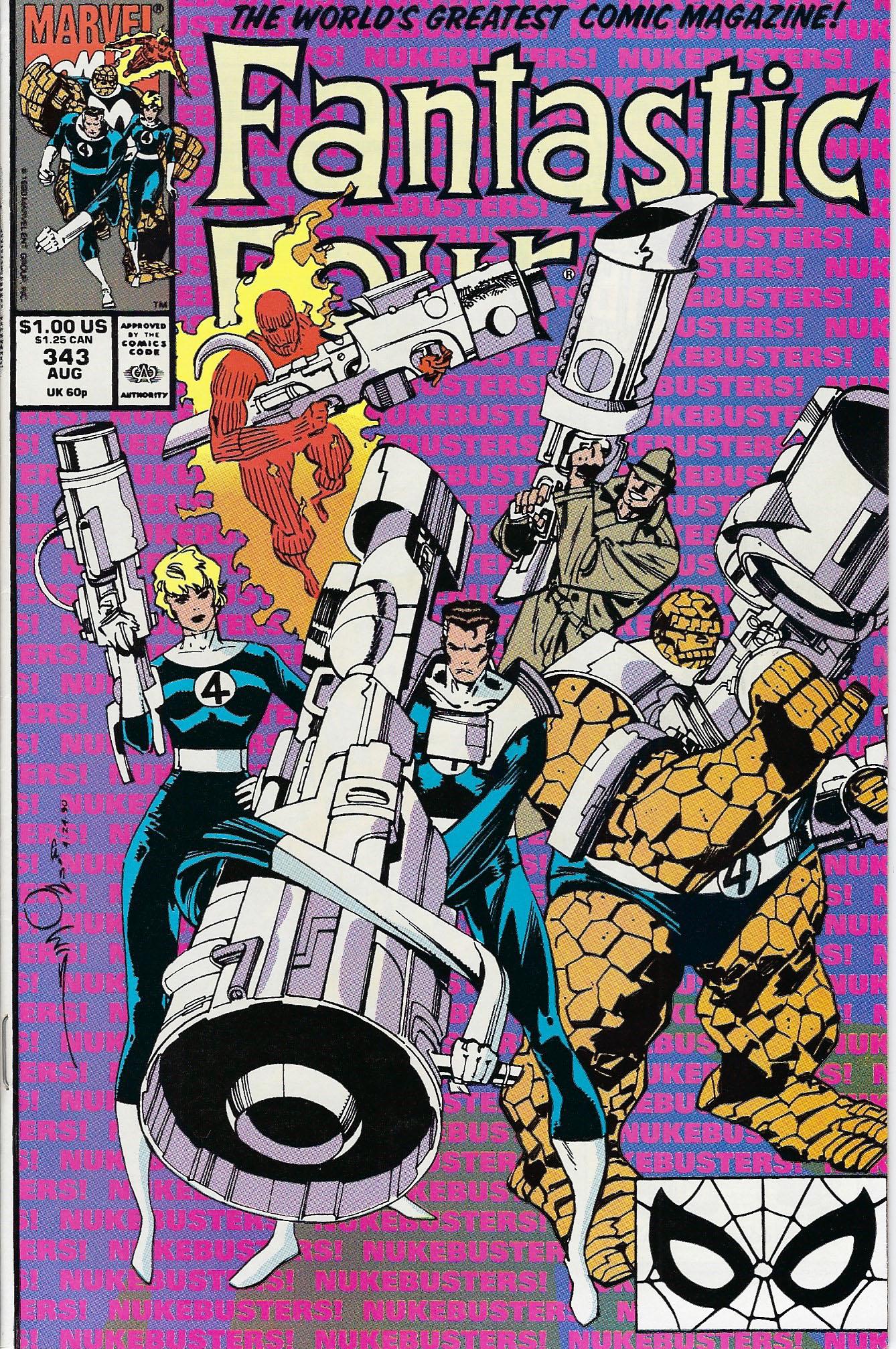 Fantastic Four Marvel Comic Book #343 (1 of 1)