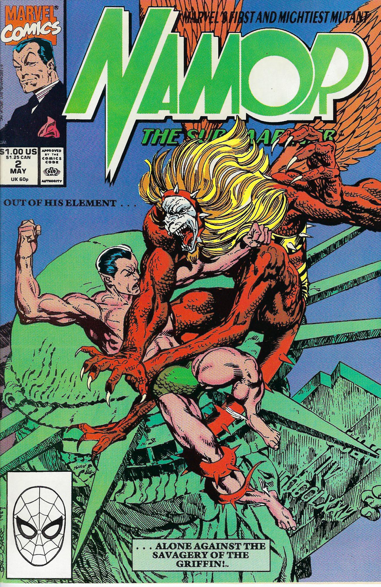 Namor The Sub-Mariner Marvel Comic Book #2 (1 of 1)