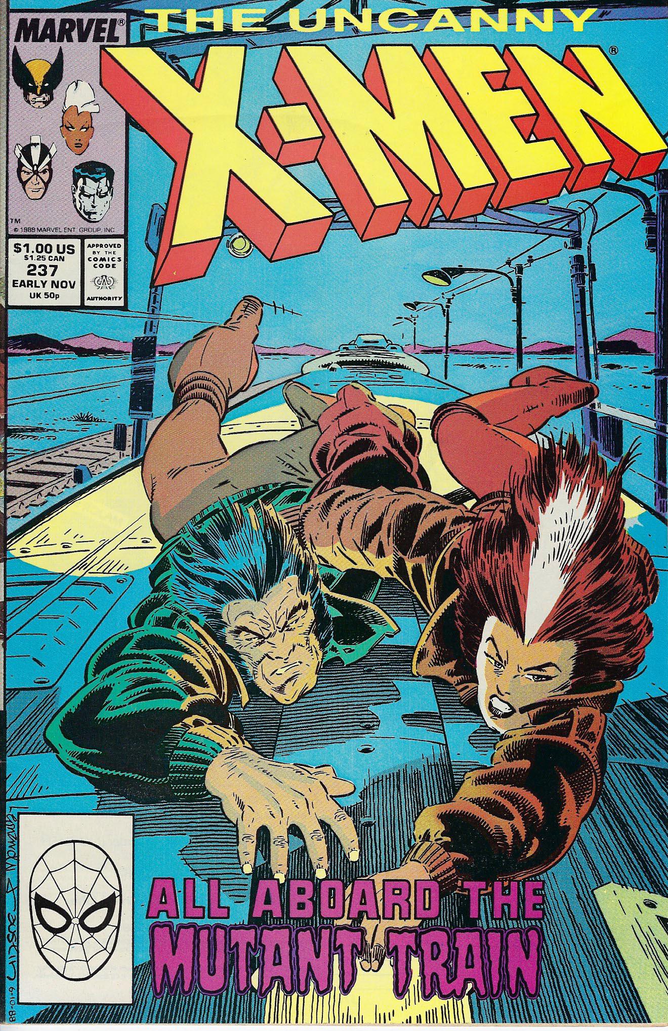 The Uncanny X-Men Marvel Comic Book #237 (1 of 1)