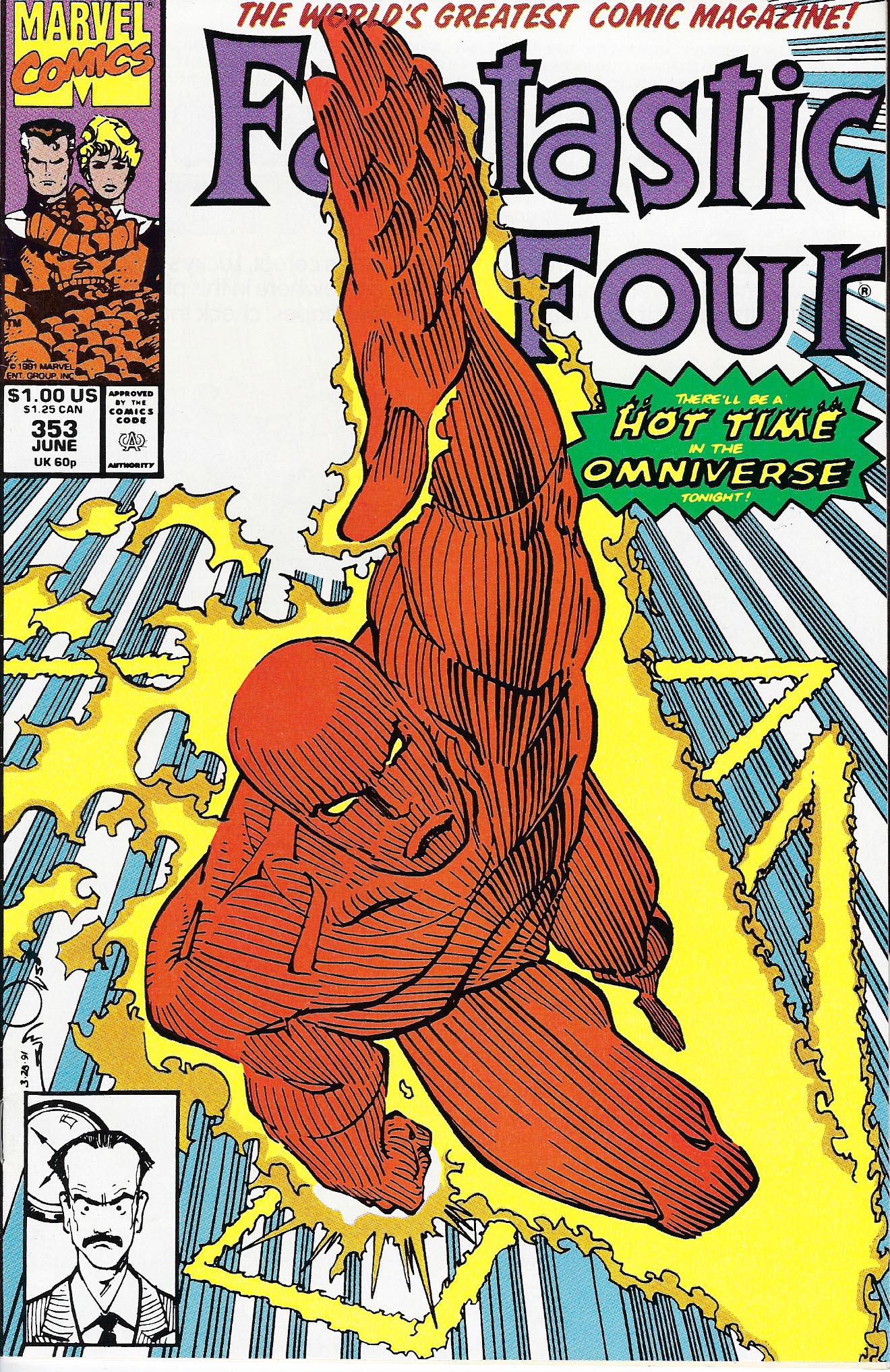 Fantastic Four Marvel Comic Book #353 (1 of 1)