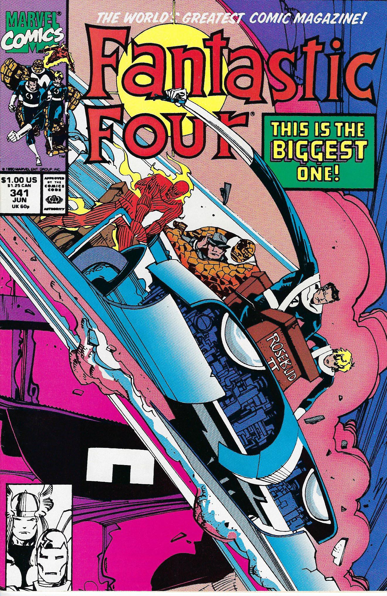 Fantastic Four Marvel Comic Book #341 (1 of 1)