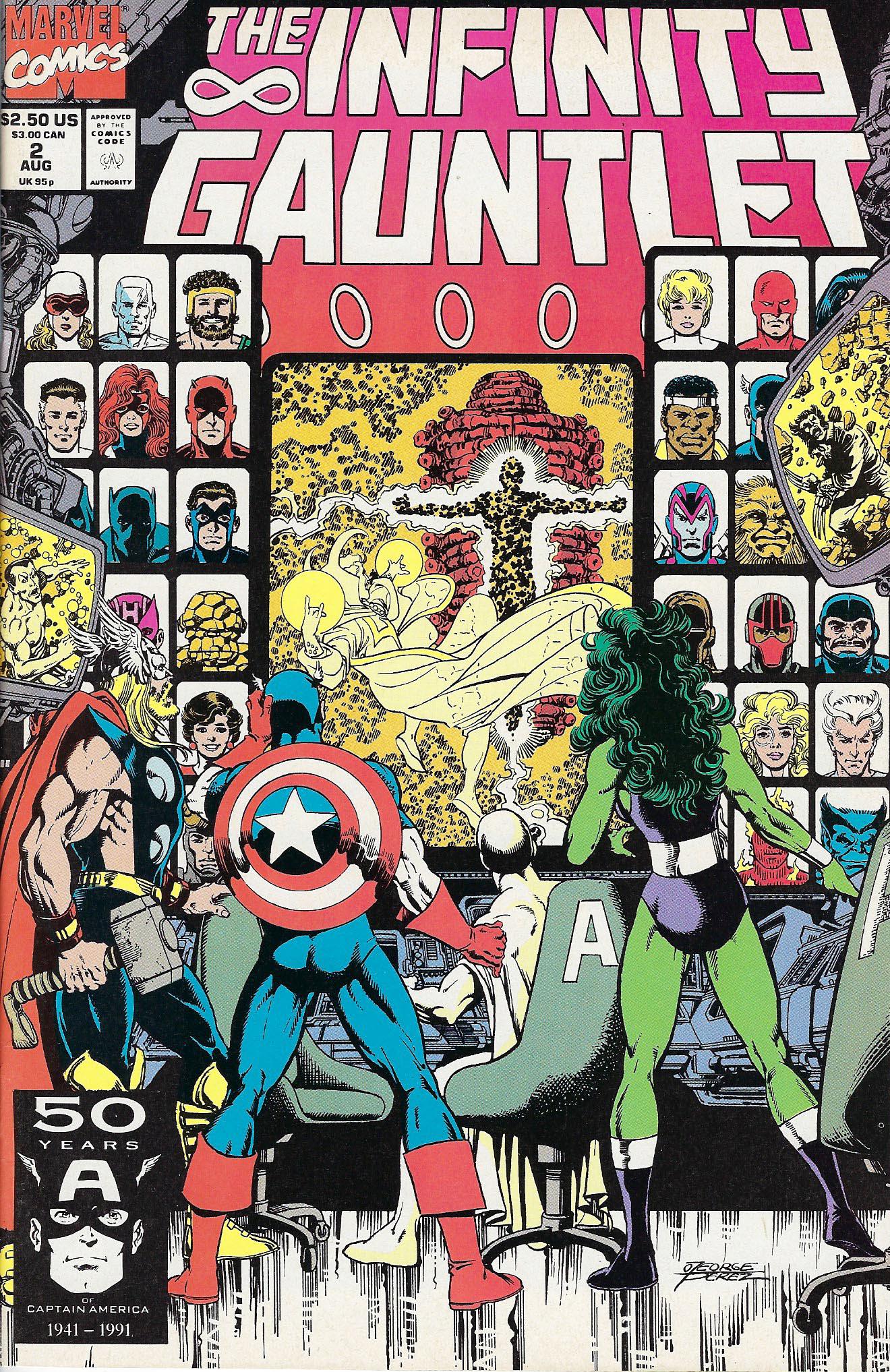 The Infinity Gauntlet Marvel Comic Book #2 (1 of 1)