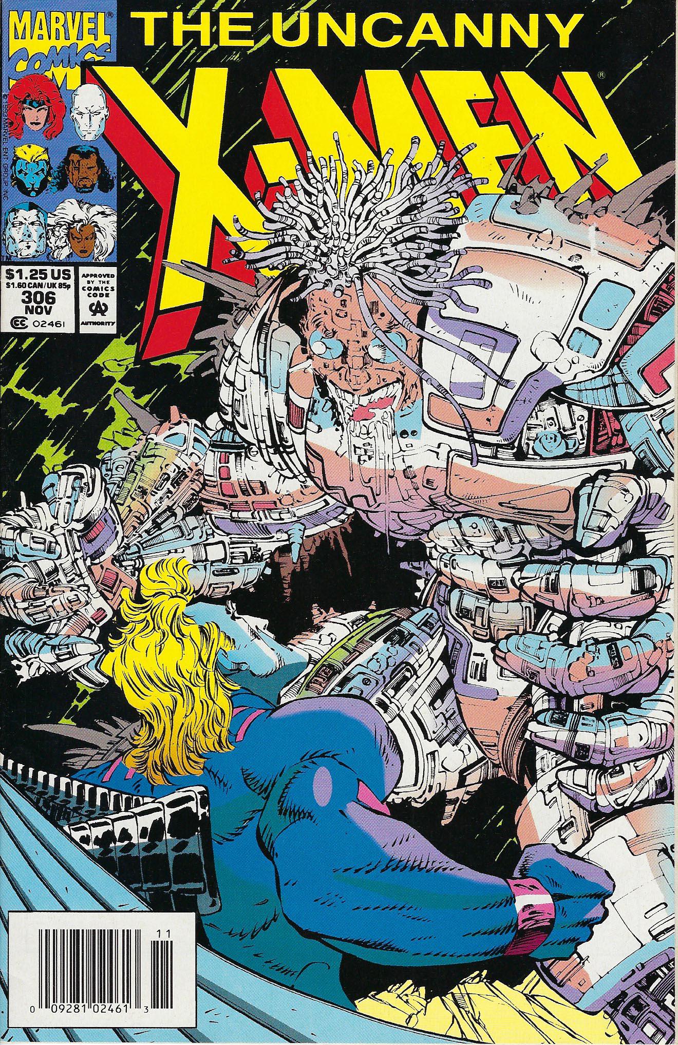 The Uncanny X-Men Marvel Comic Book #306 (1 of 1)