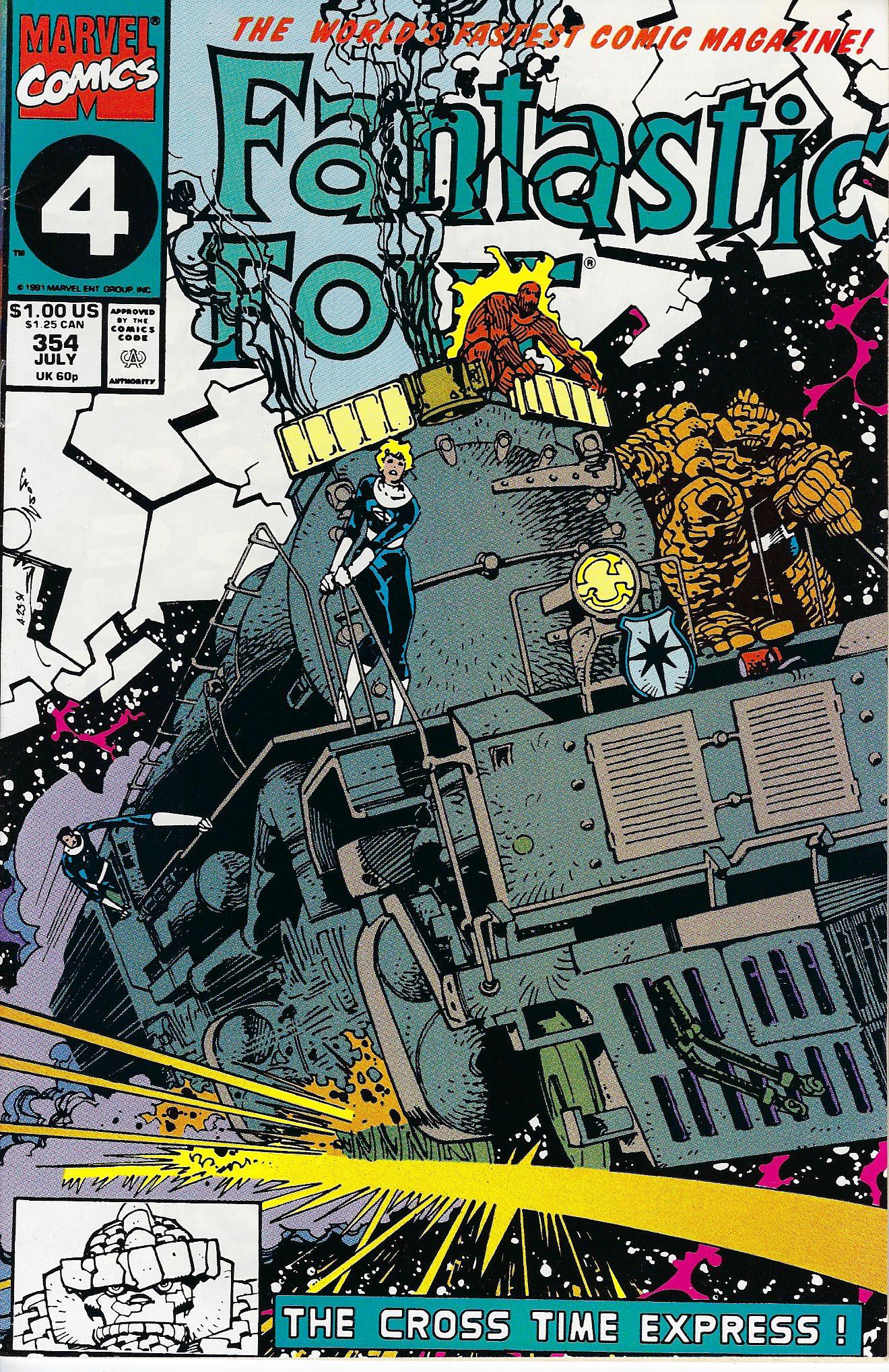Fantastic Four Marvel Comic Book #354 (1 of 1)