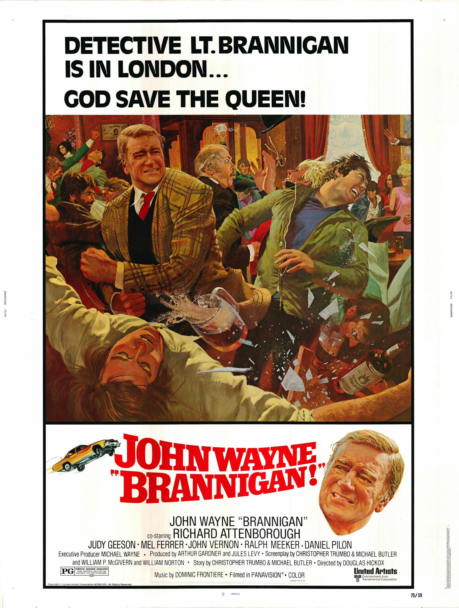 Brannigan original 1975 vintage one sheet movie poster (1 of 1)