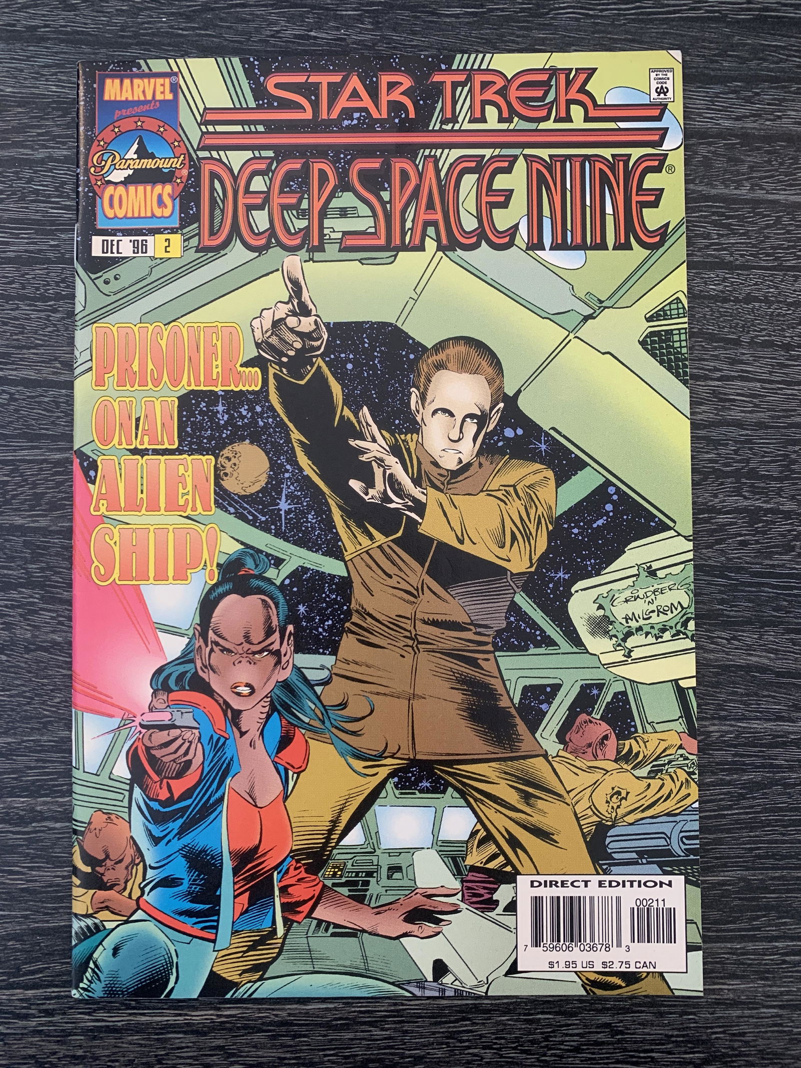 Star Trek Deep Space Nine comic book: Star Trek Deep Space Nine comic book. Dec. 1996, 7x10 inches