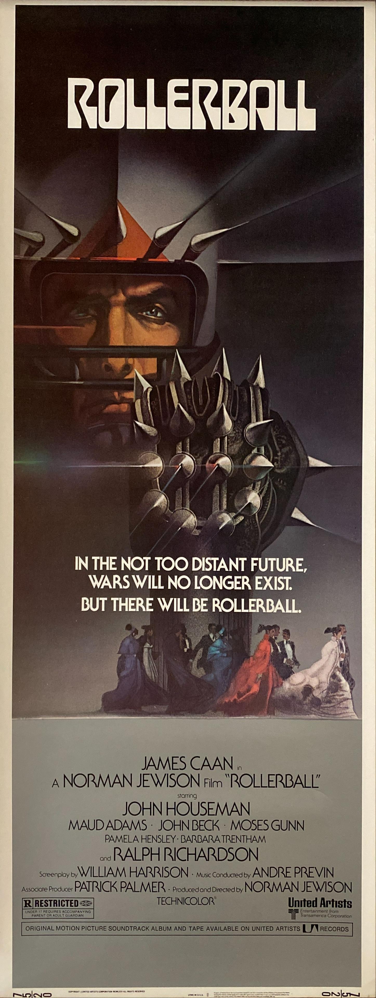 Rollerball 1975 original vintage insert card (1 of 1)