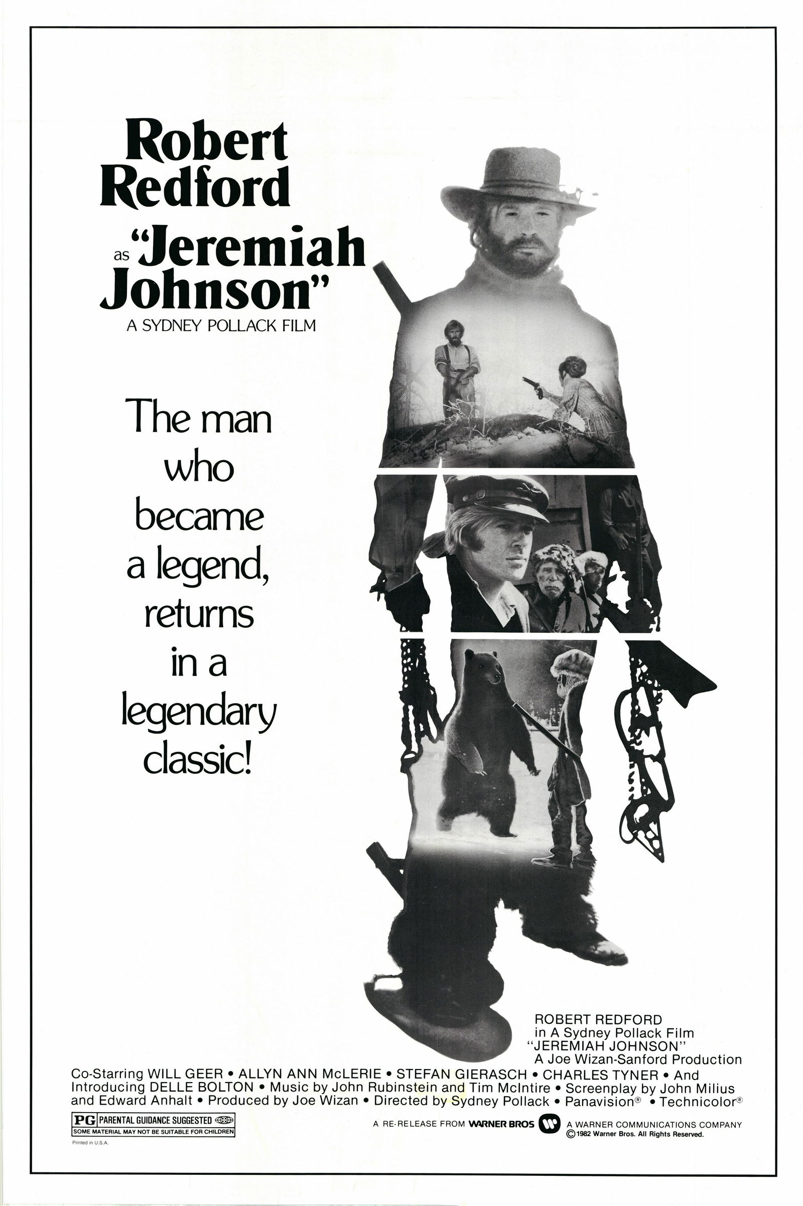 Jeremiah Johnson 1982 original vintage one sheet poster (1 of 1)