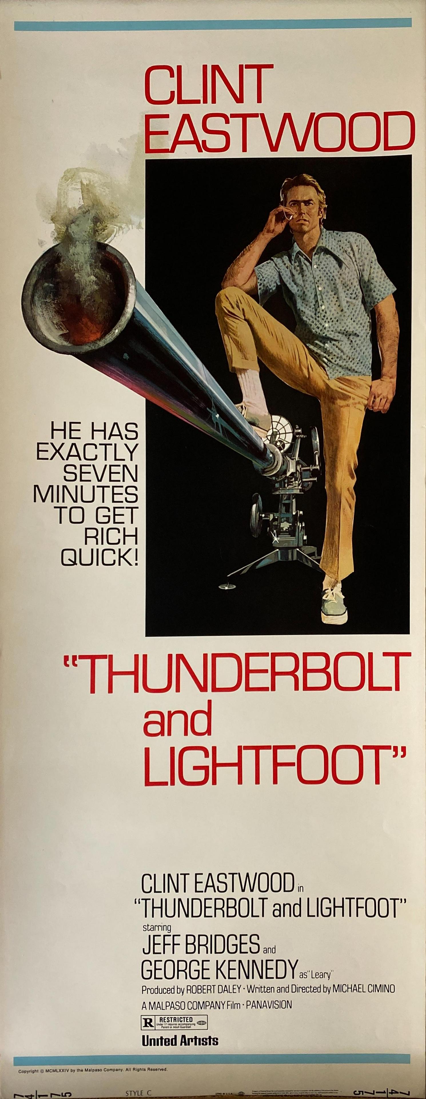 Thunderbolt and Lightfoot 1974 original vintage insert (1 of 1)