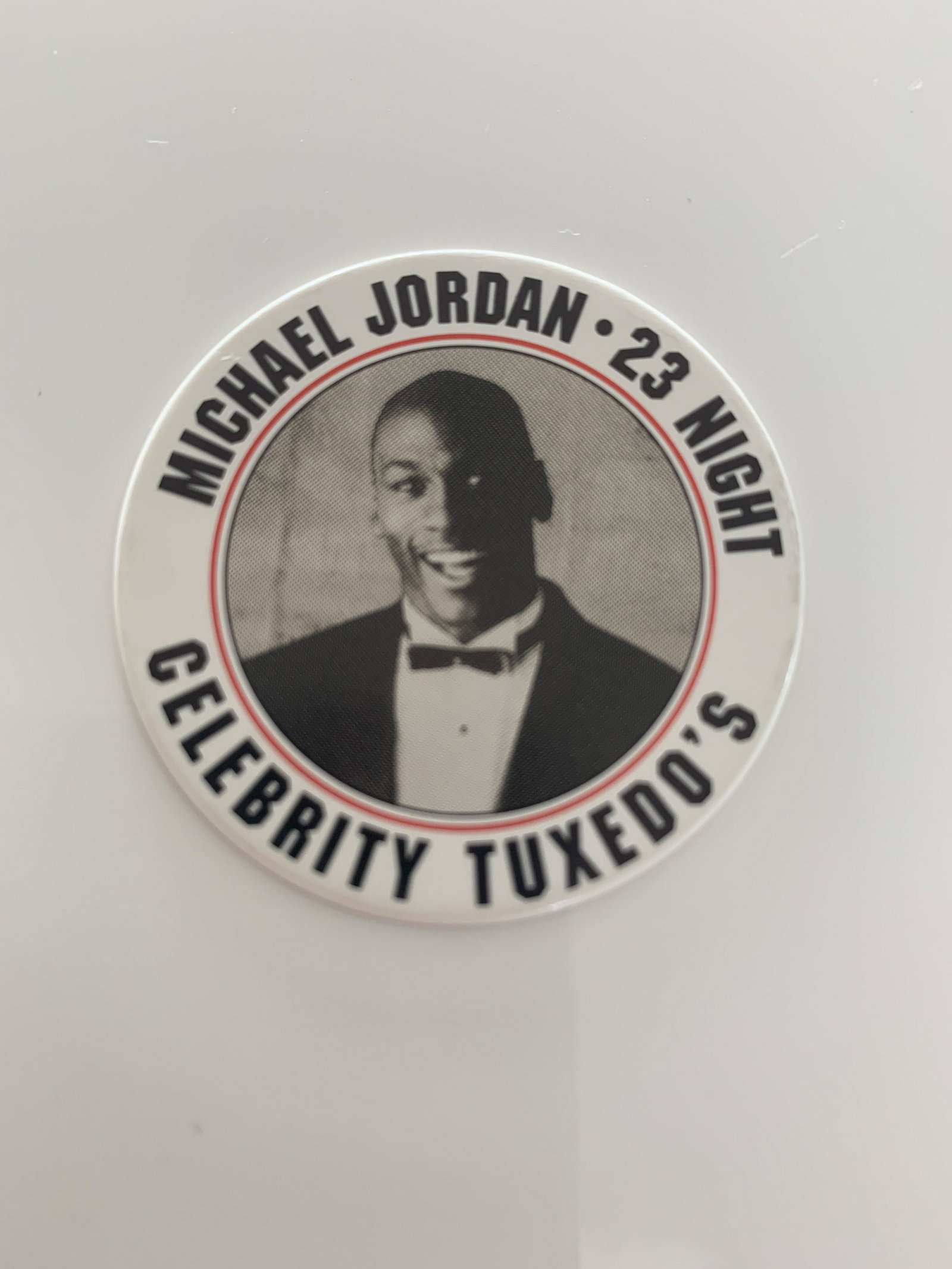 Michael Jordan unsigned pog: Michael Jordan unsigned pog. 1.75 inches