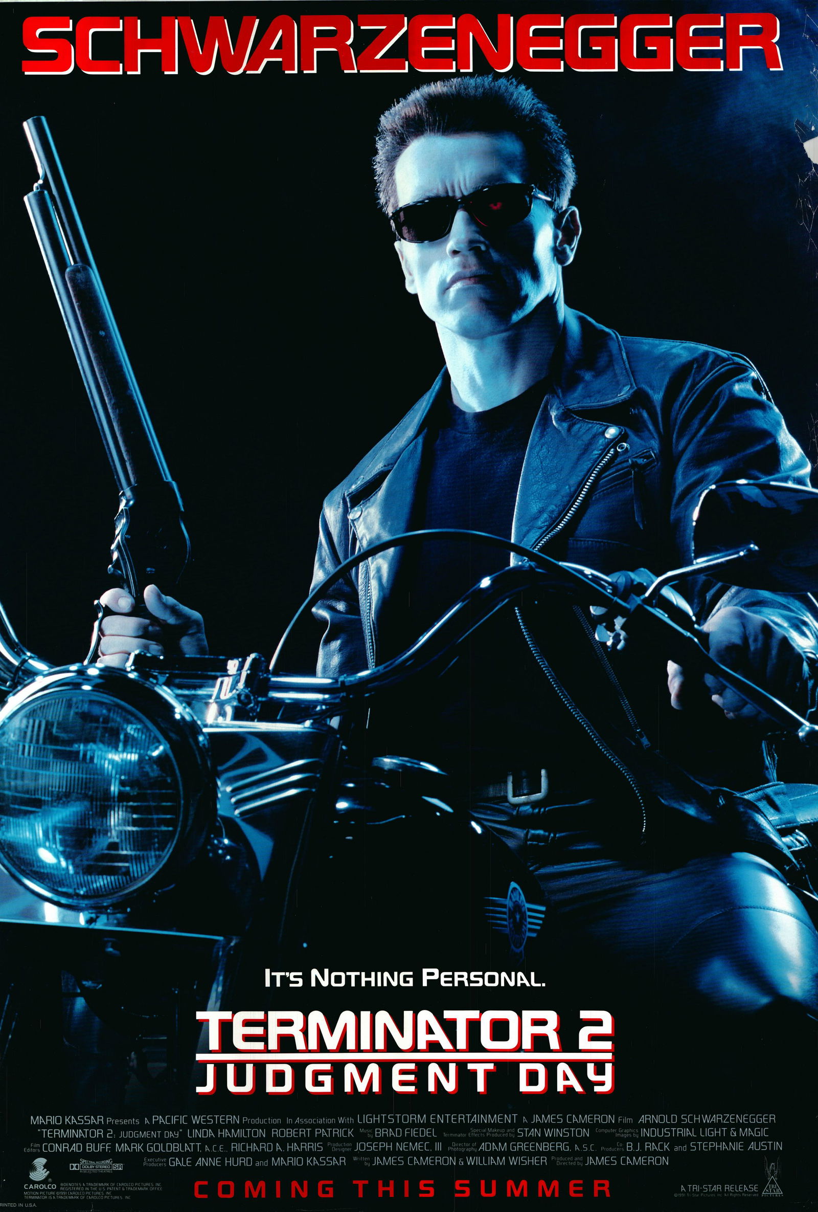 Terminator 2: Judgment Day 1991 original vintage one (1 of 1)