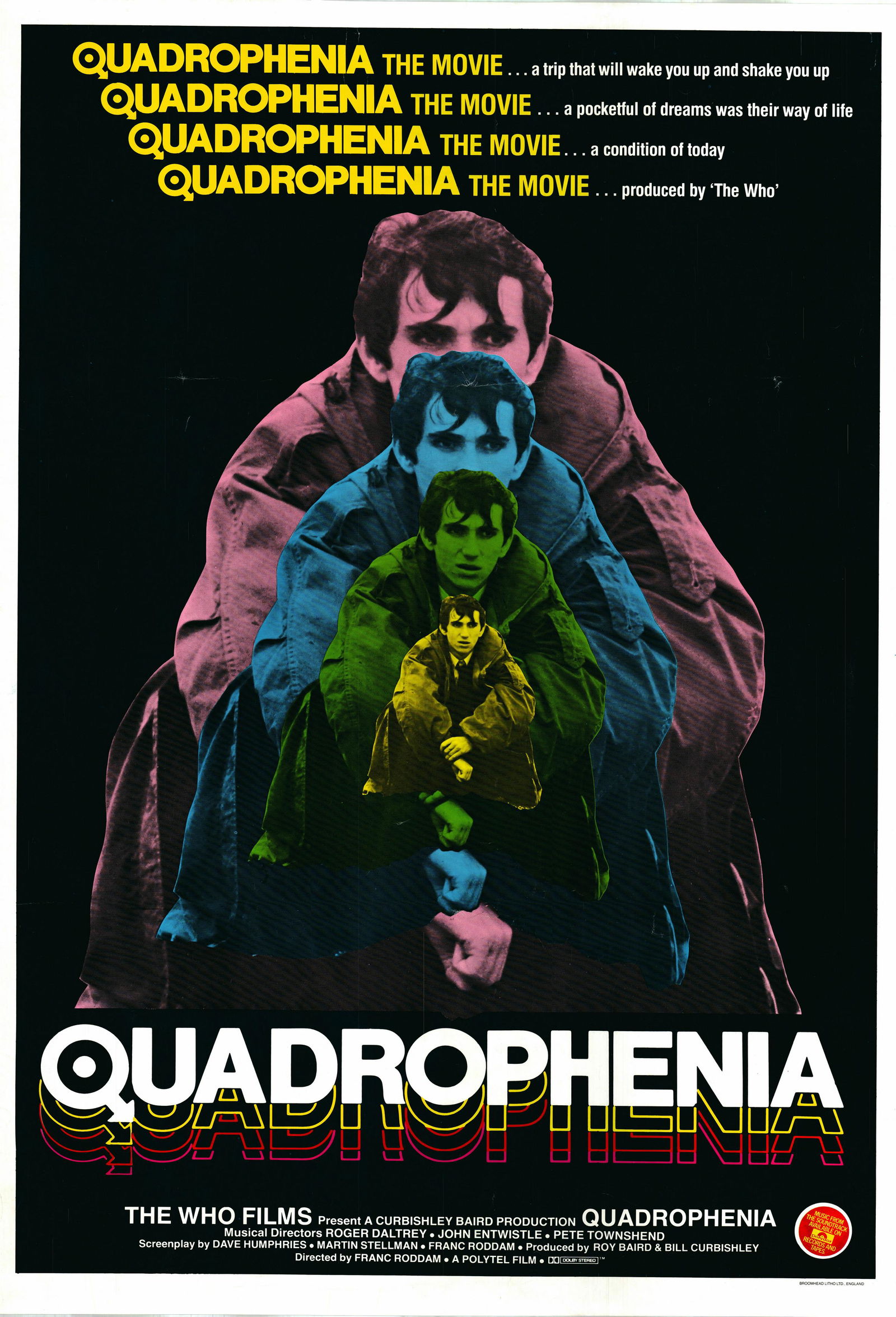 Quadrophenia 1979 original vintage movie poster (1 of 1)