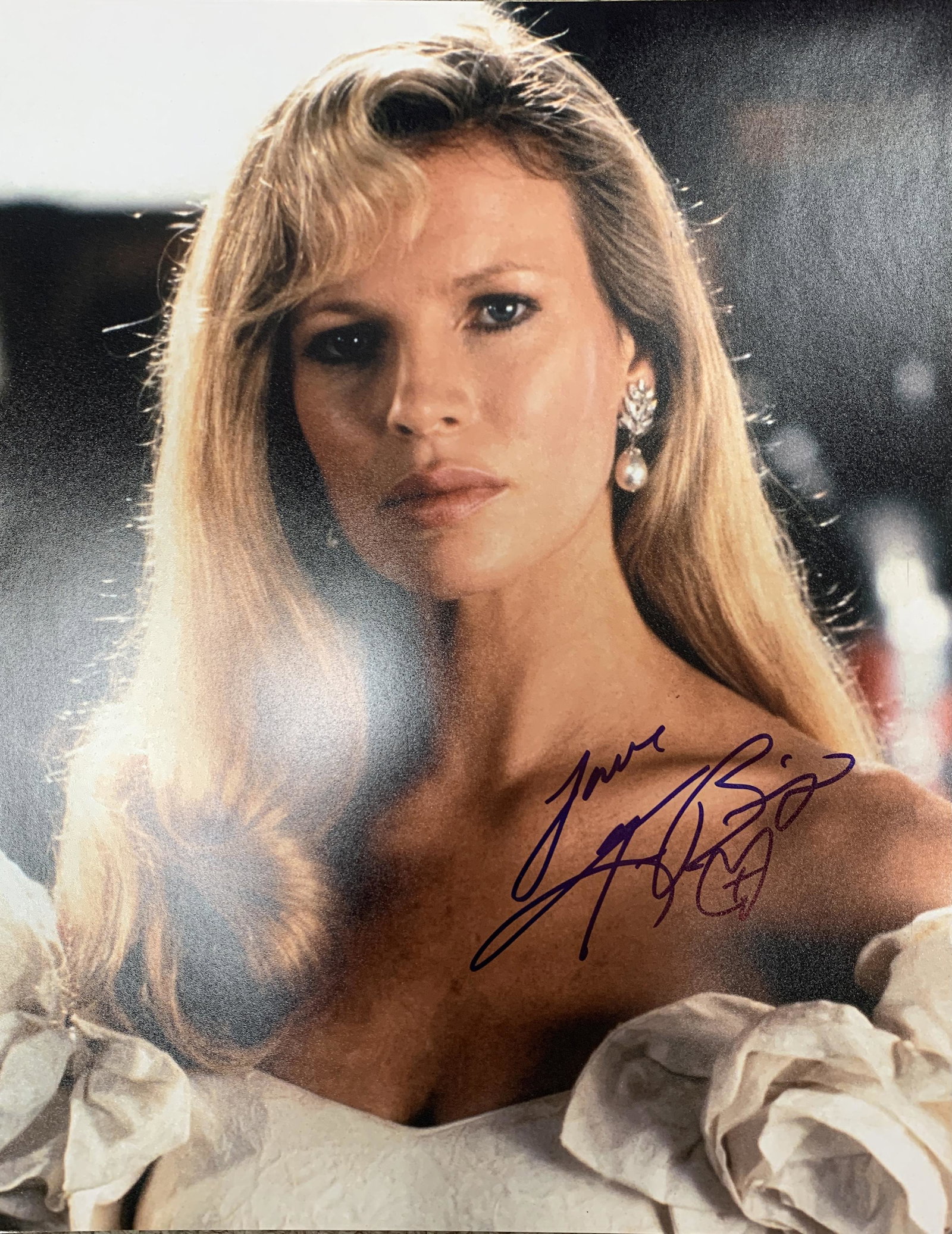 Kim Basinger Batman singed photo: Kim Basinger Batman singed photo. 11x14 inches