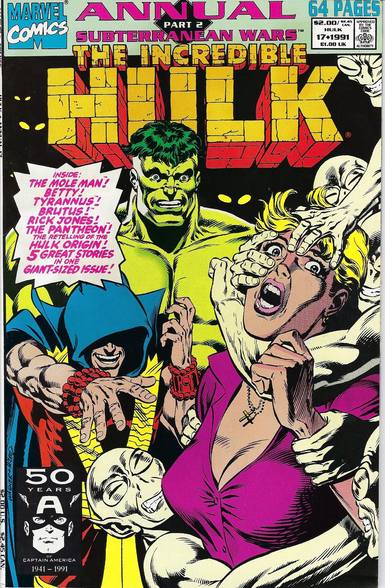 The Incredible Hulk Annual Marvel Comic Book #17 (1 of 1)
