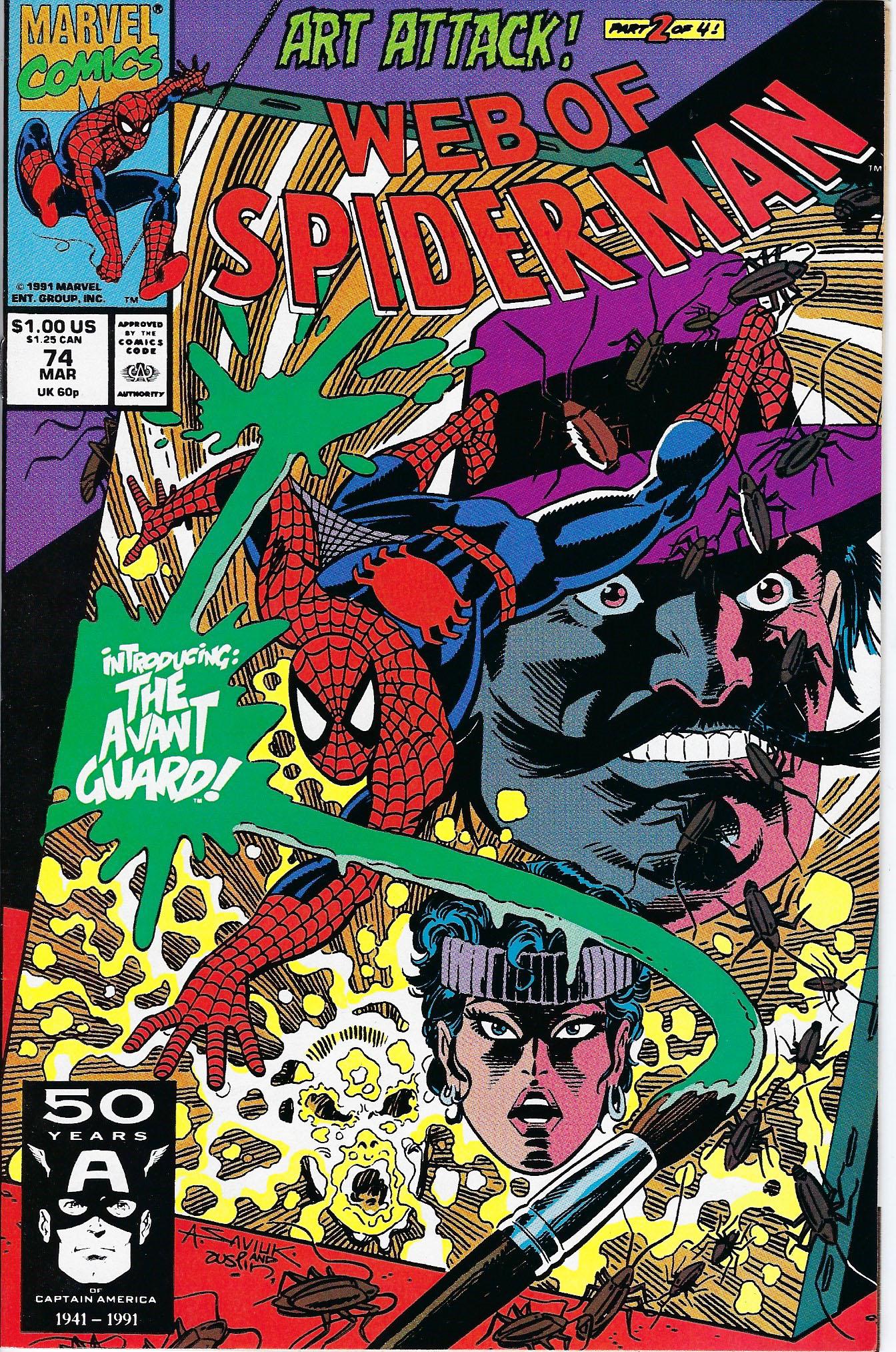 Web of Spider-Man Marvel Comic Book #74 (1 of 1)