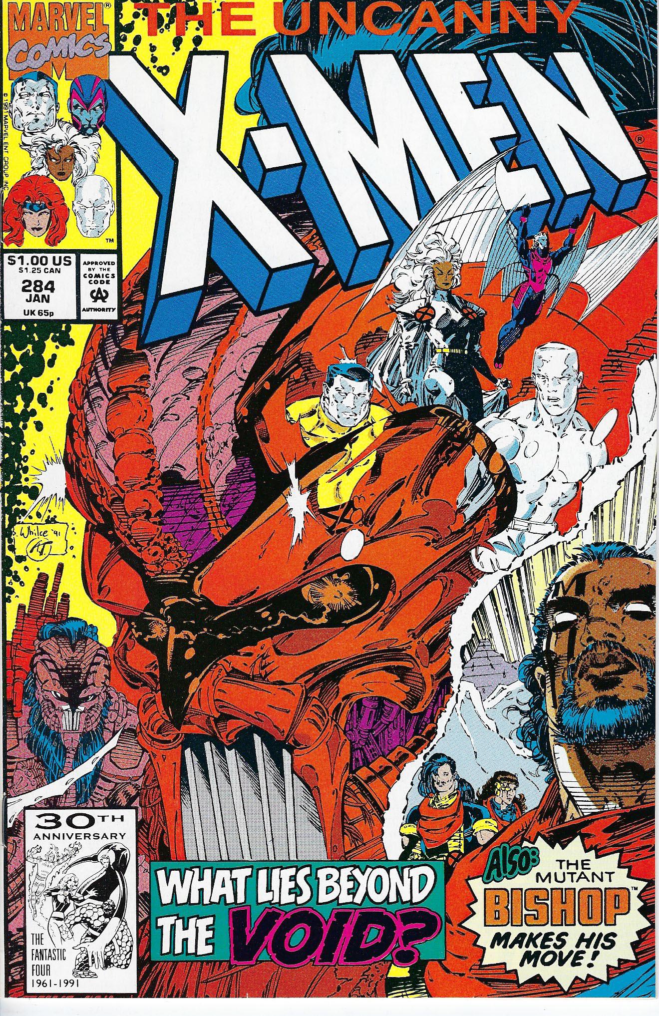 The Uncanny X-Men Marvel Comic Book #284 (1 of 1)