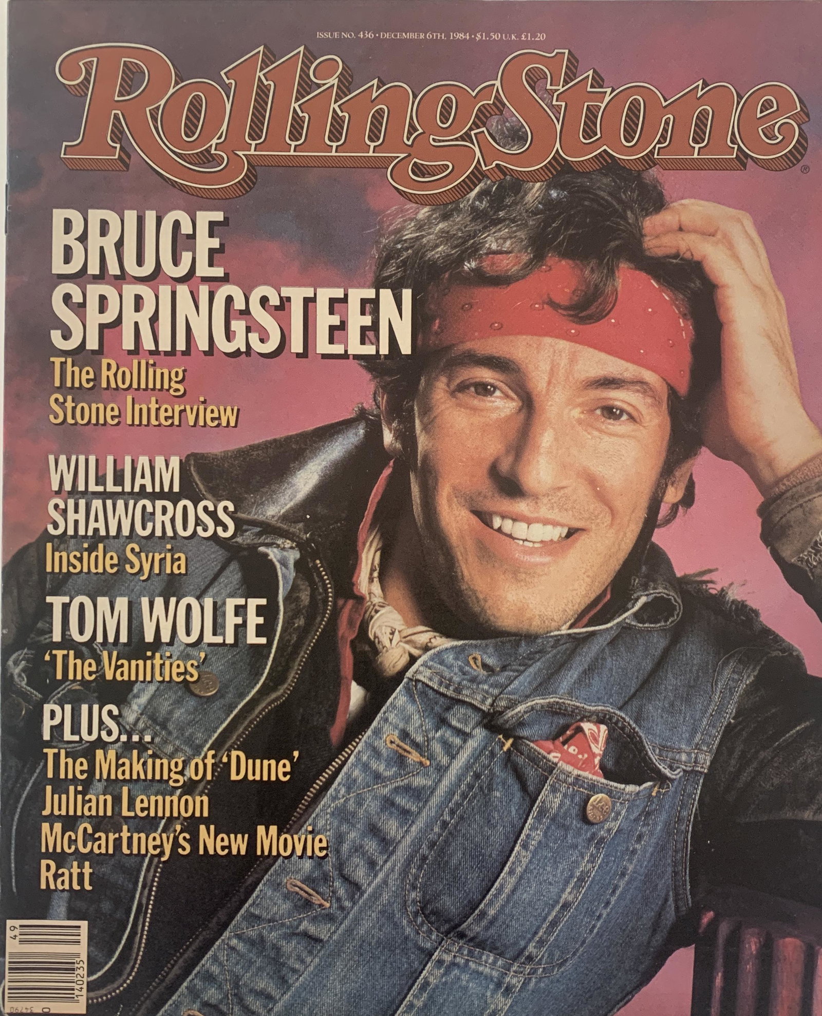 Rolling Stone Magazine - Bruce Springsteen (1 of 1)