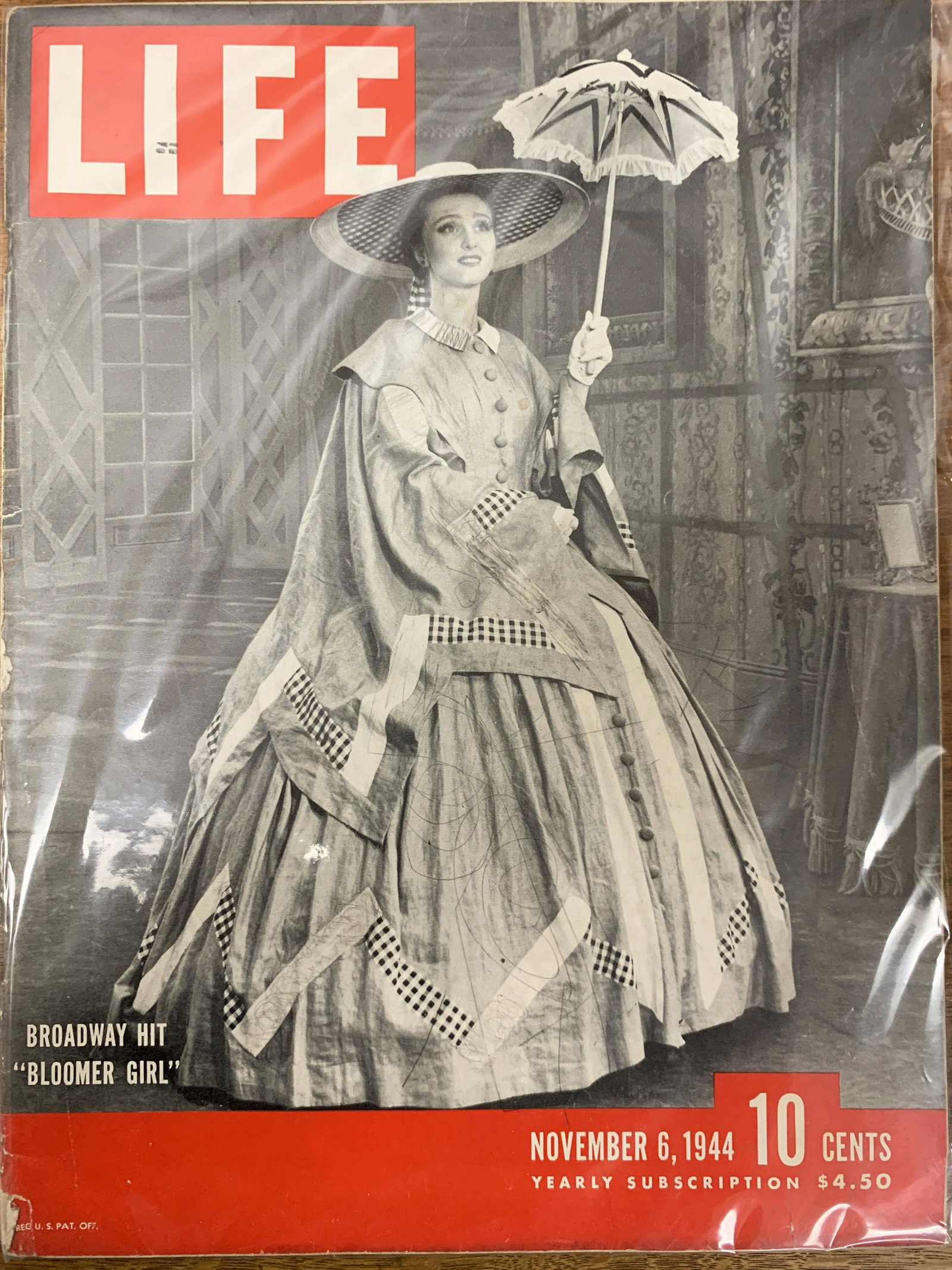 LIFE Magazine 1944 Celeste Holm Issue (1 of 1)