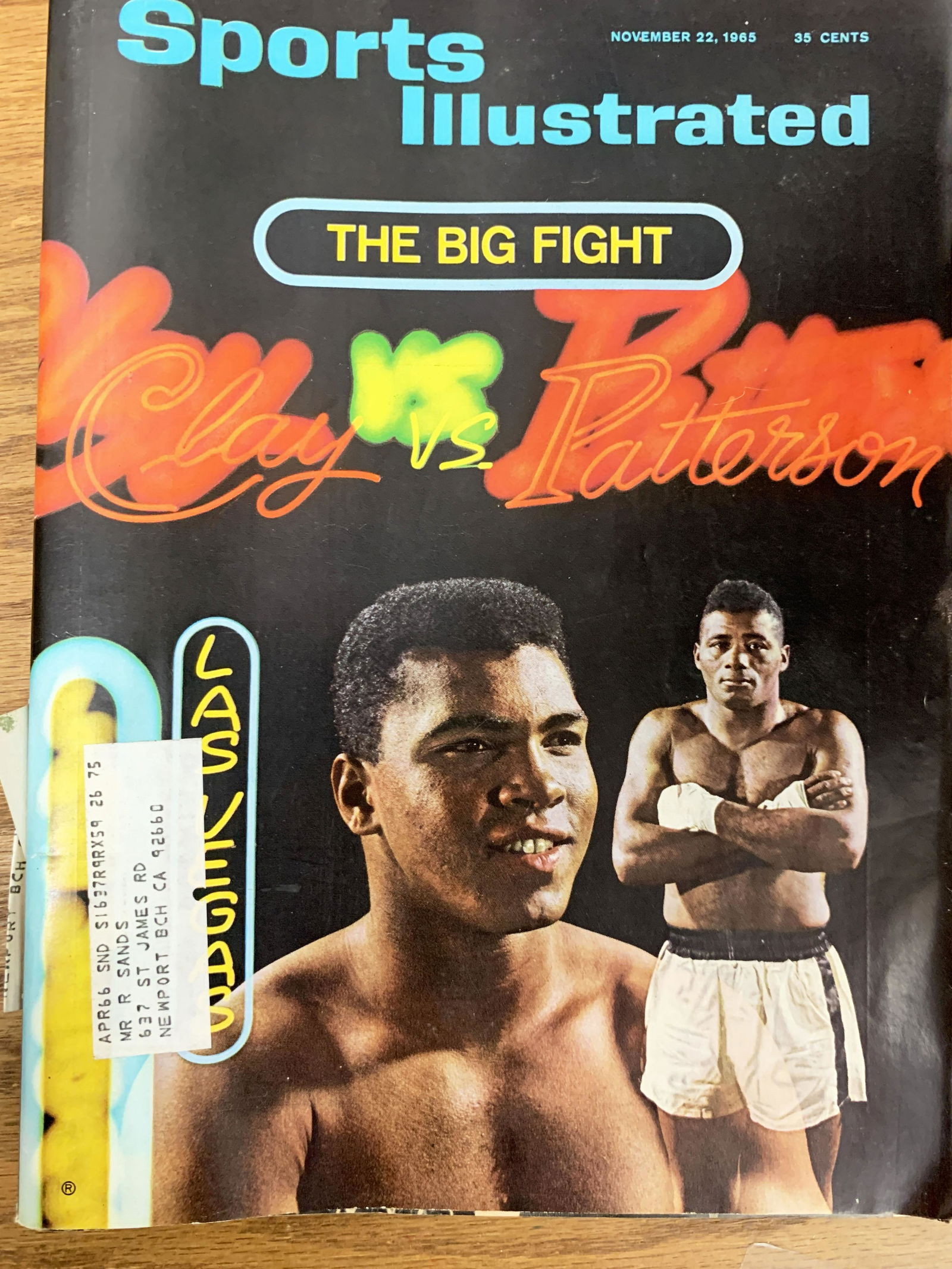 Sports Illustrated 1965 Clay vs. Patterson issue (1 of 1)