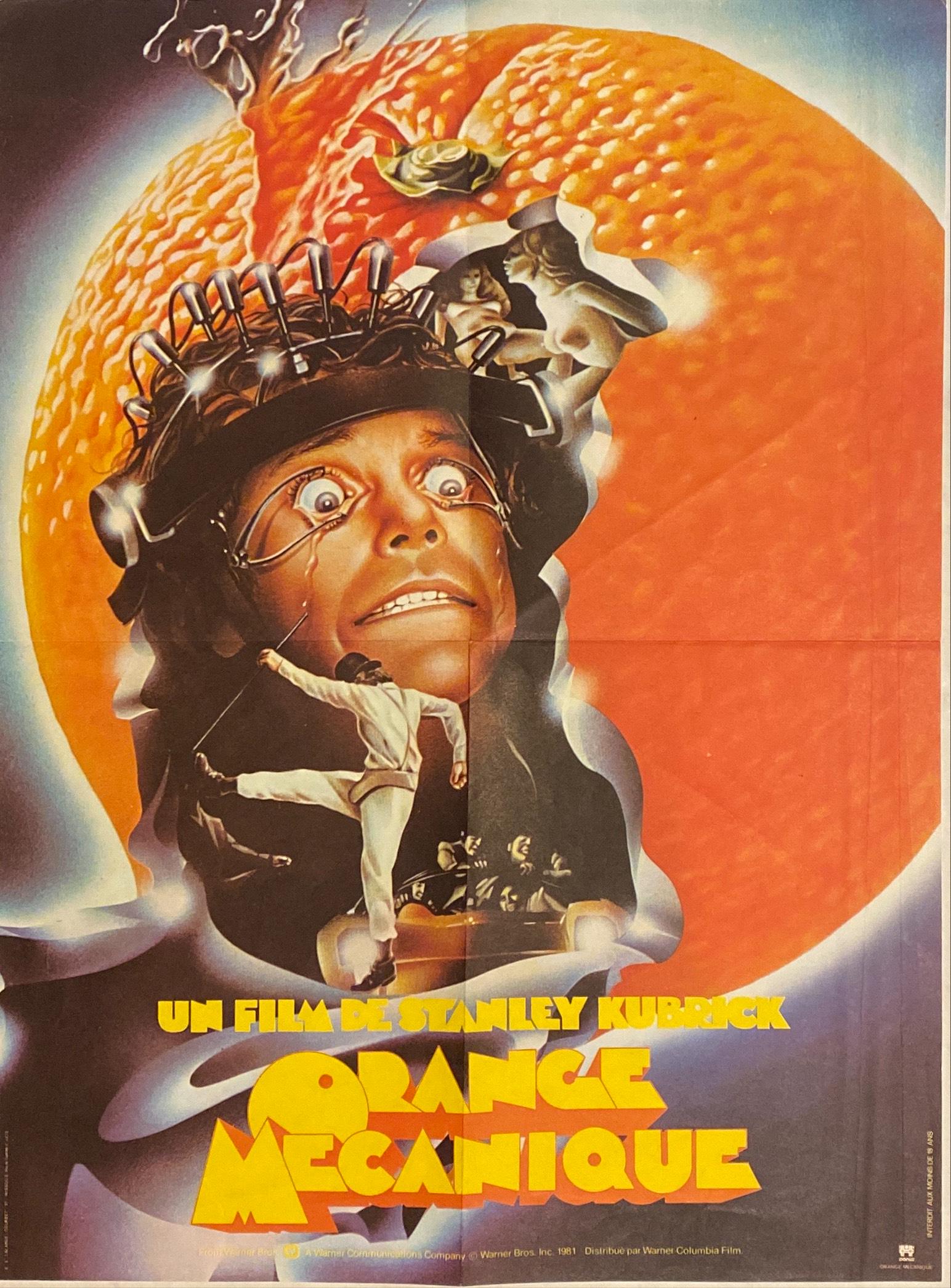 Clockwork Orange 1982 original vintage french one sheet (1 of 1)