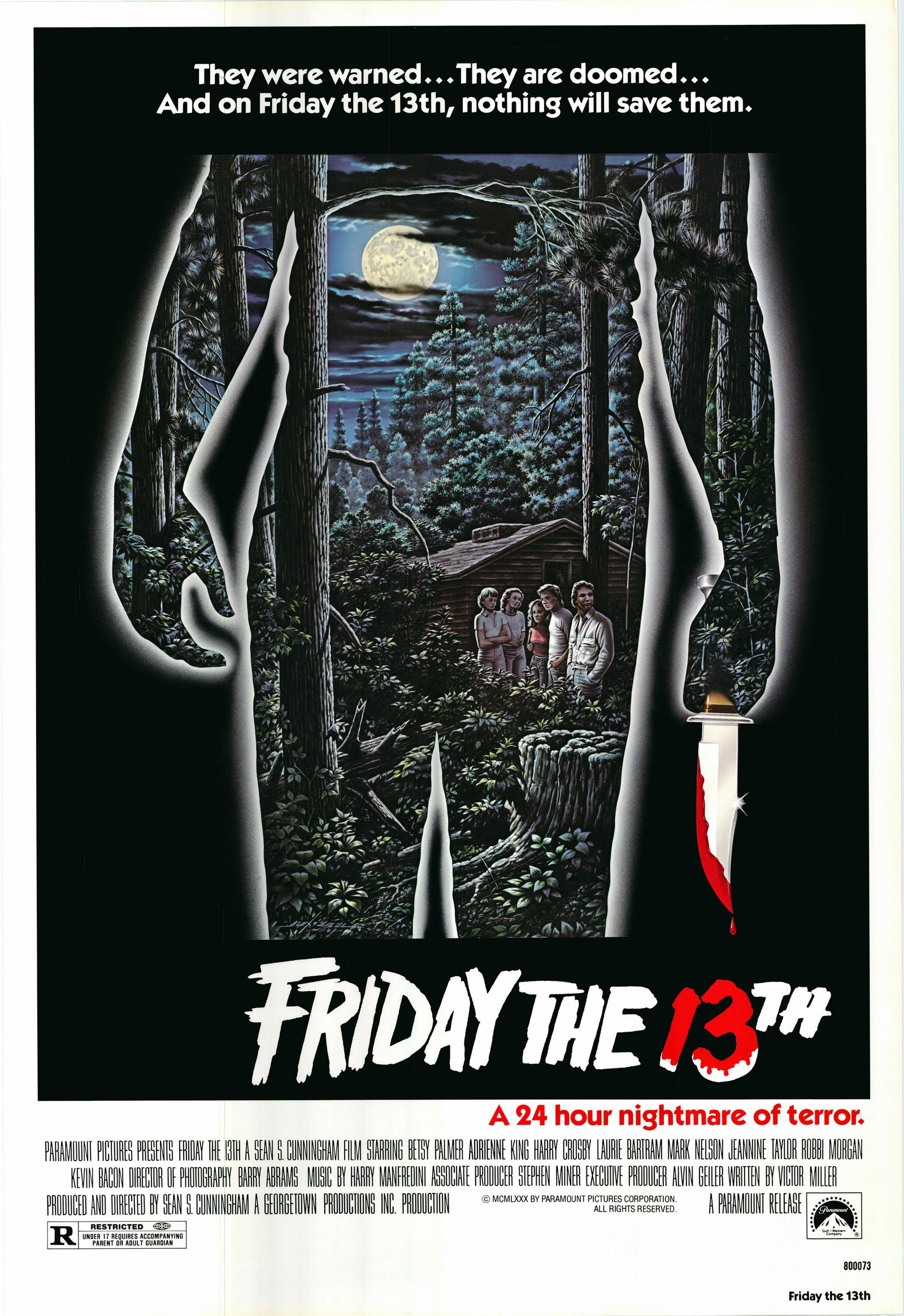 Friday the 13th 1980 original vintage one sheet poster (1 of 1)