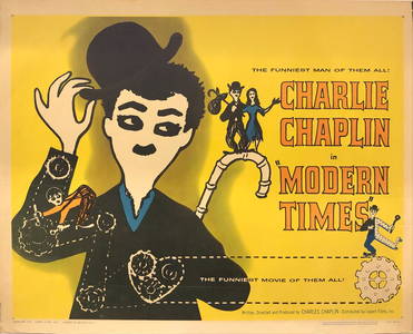 Charlie Chaplin: Modern Times original 1972R vintage