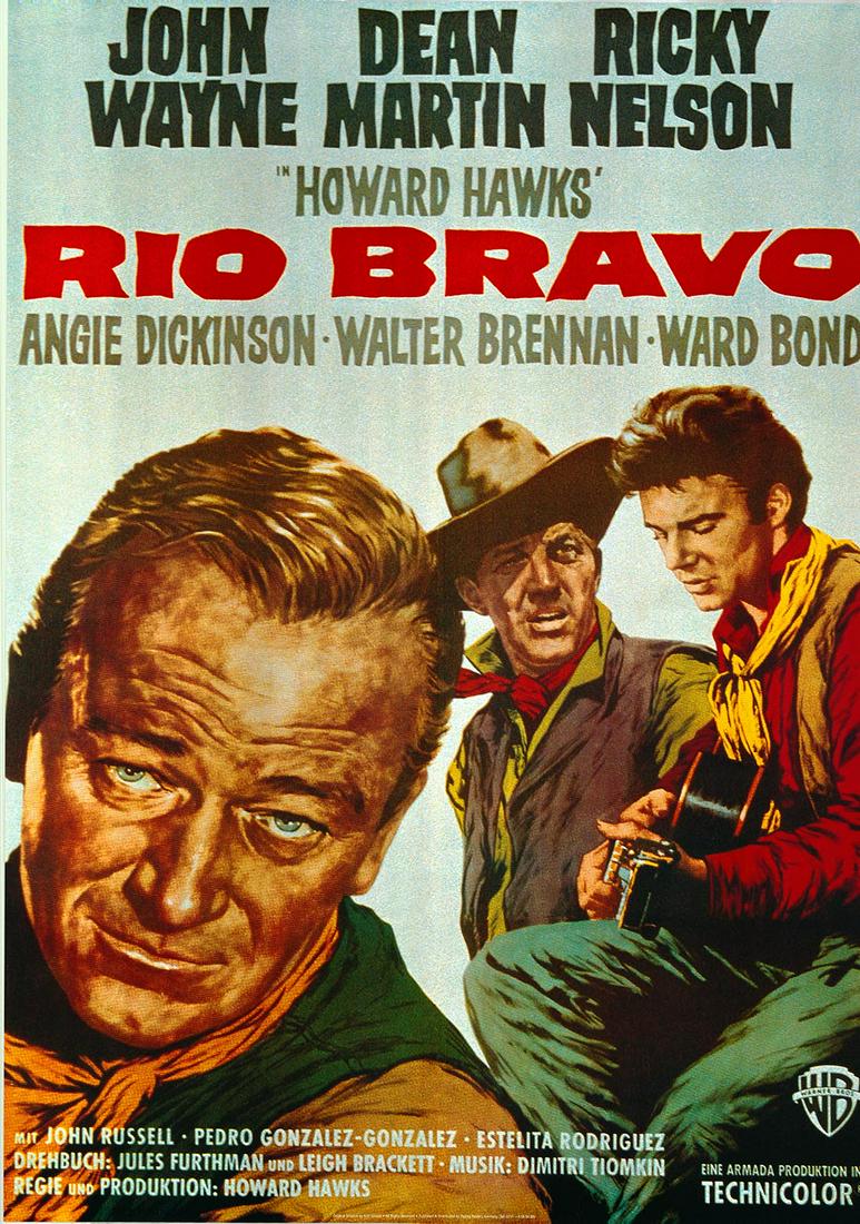 Rio Bravo 1959 Original Vintage Movie Poster May 23 21 Heroes Legends In Ca