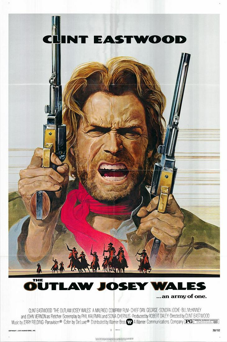 The Outlaw Josey Wales original 1976 vintage one sheet (1 of 1)