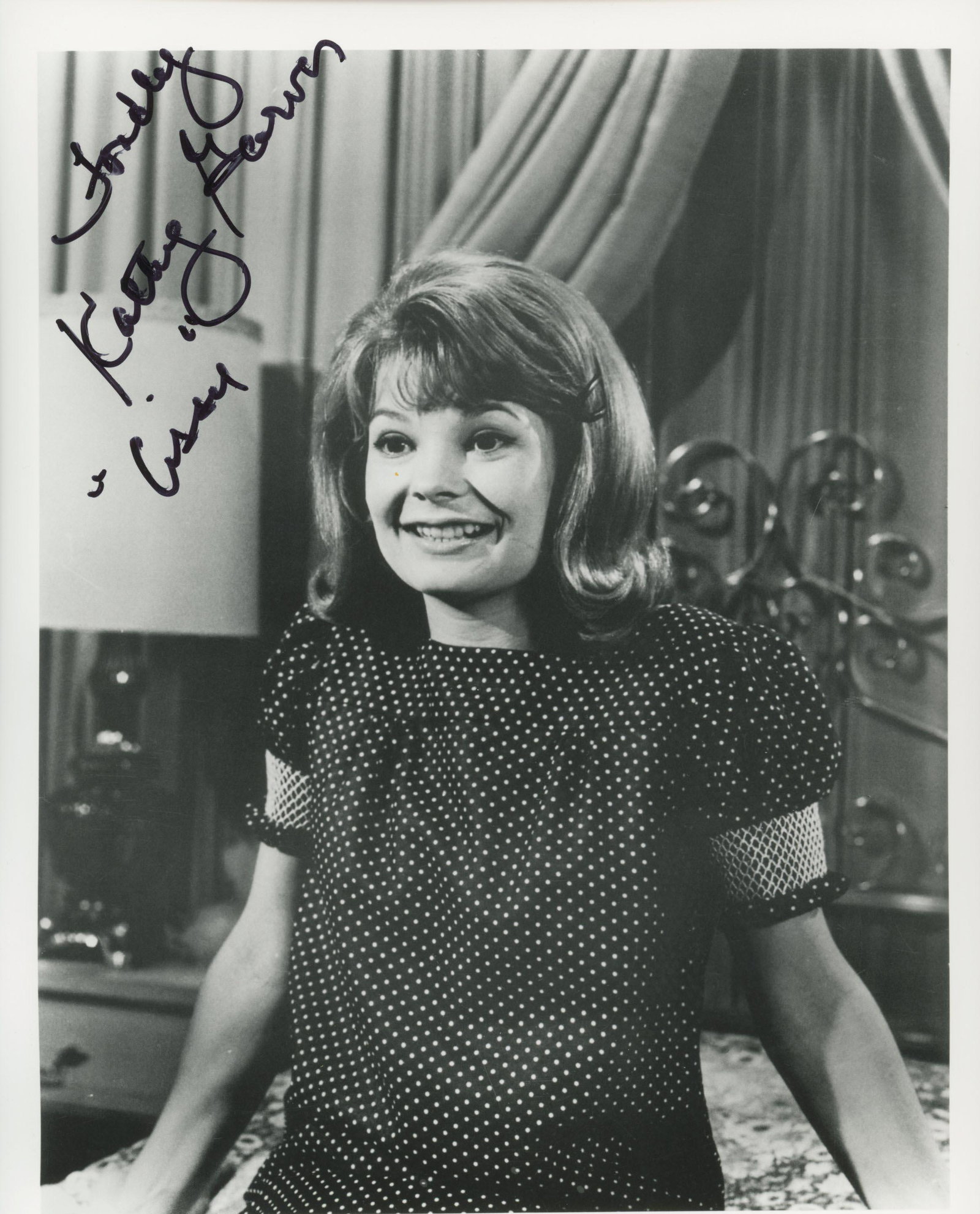Family Affair Kathy Garver signed photo (1 of 1)
