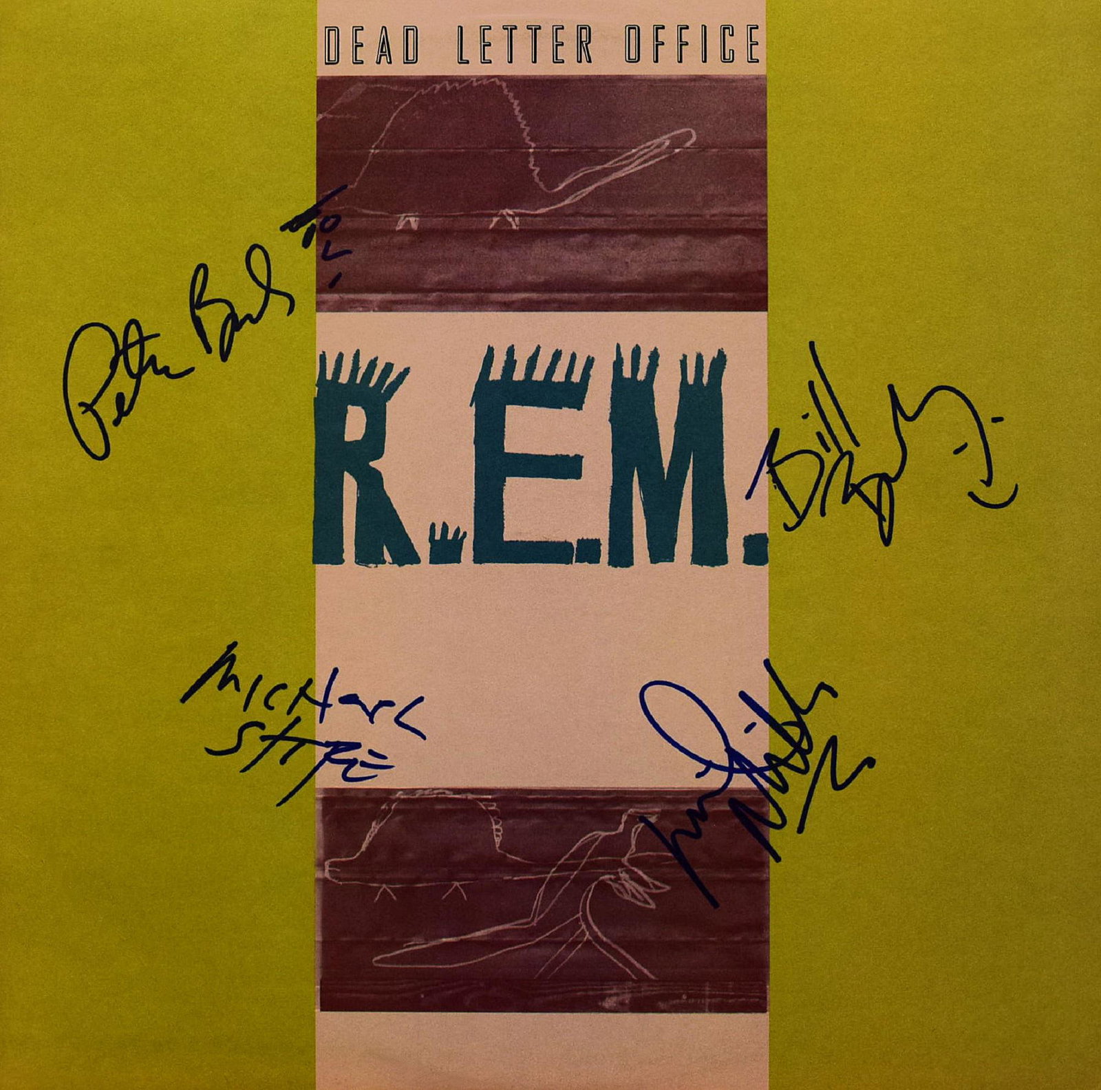 R.E.M. signed Dead Letter Office album (1 of 1)